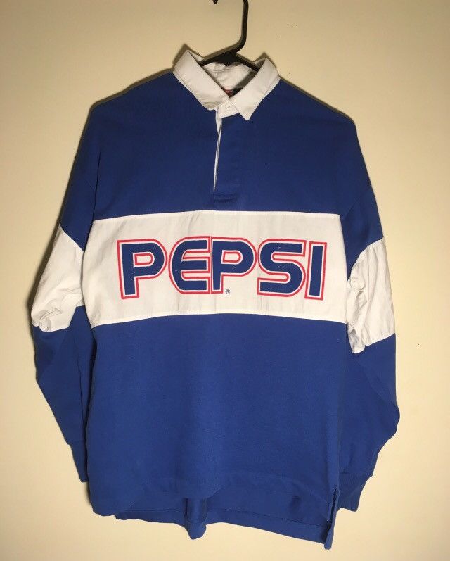 Pepsi Very Rare Vintage 80's Pepsi Long Sleeve Polo (send offers) | Grailed