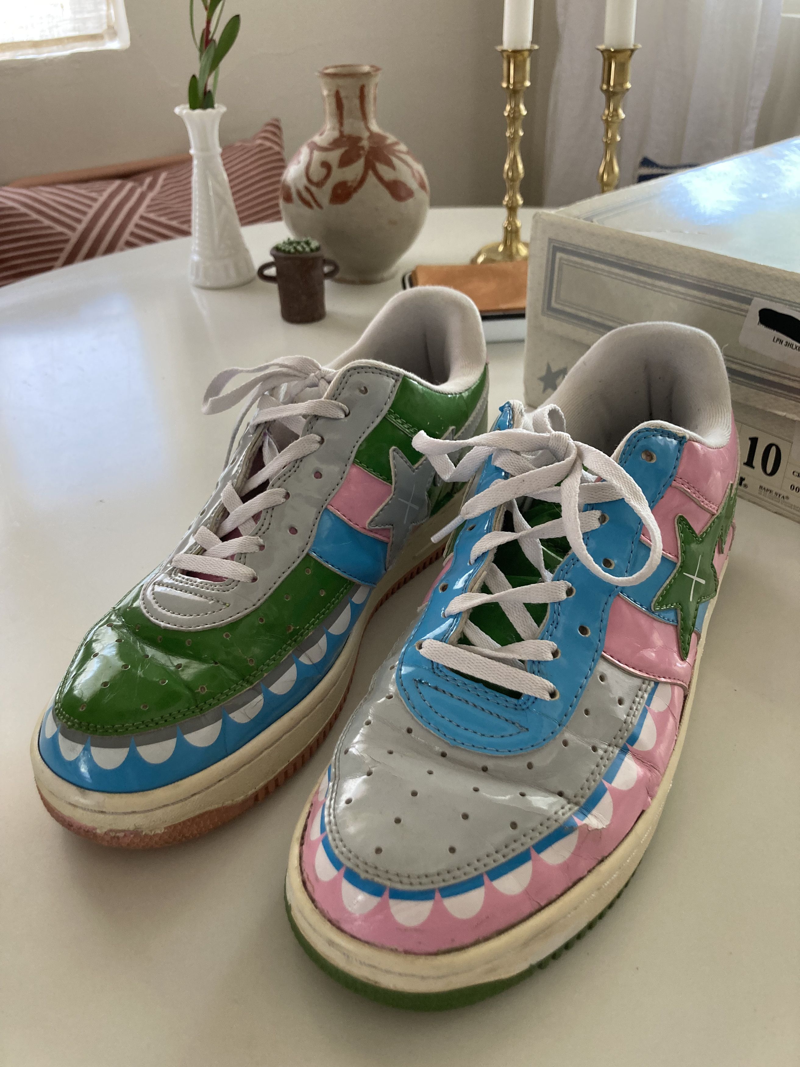 Bape BAPESTA KAWS CHOMPERS CRAZY-1 FS-001 | Grailed