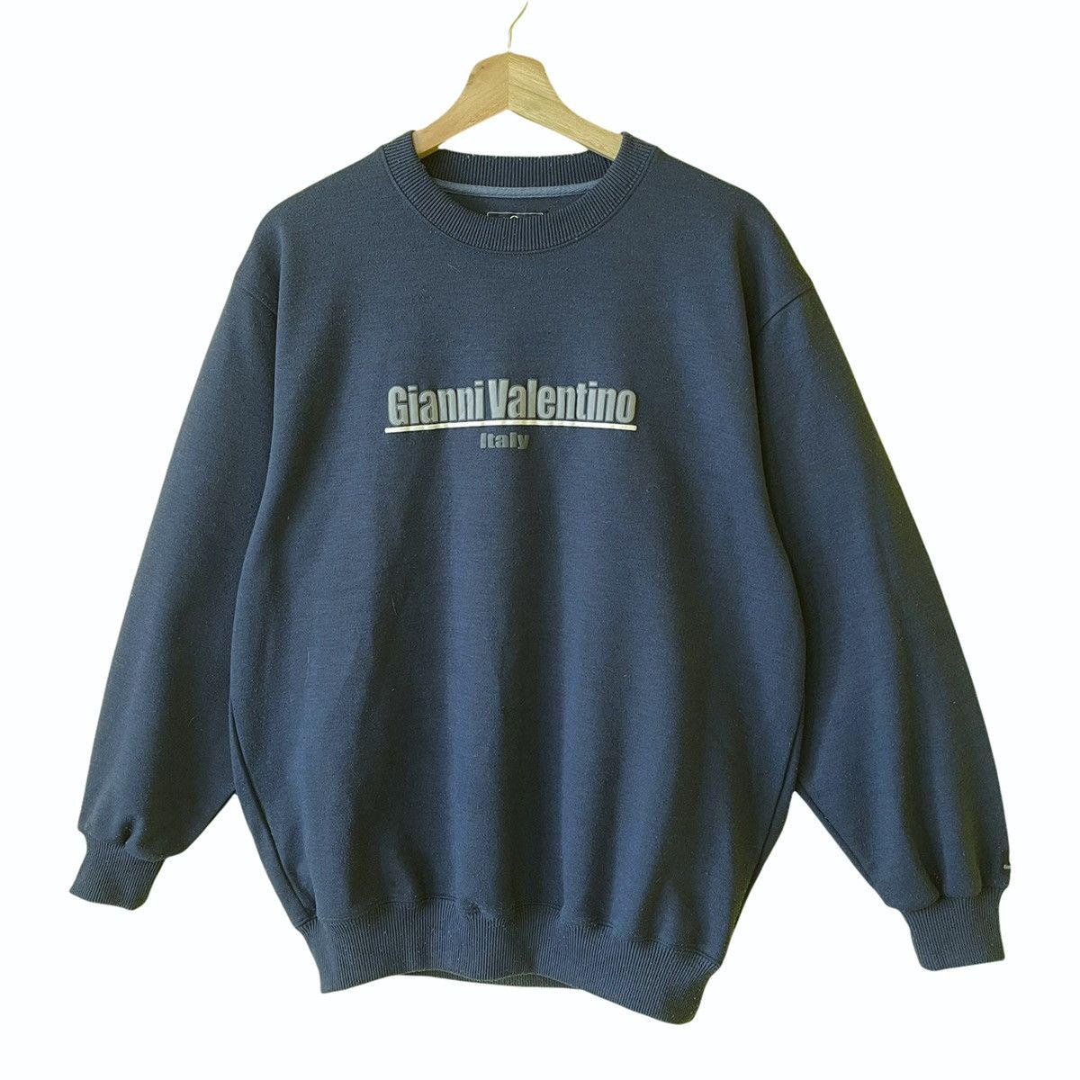 Designer Vintage Gianni Valentino Spellout Logo Sweatshirt Size M Size US M / EU 48-50 / 2 - 3 Thumbnail