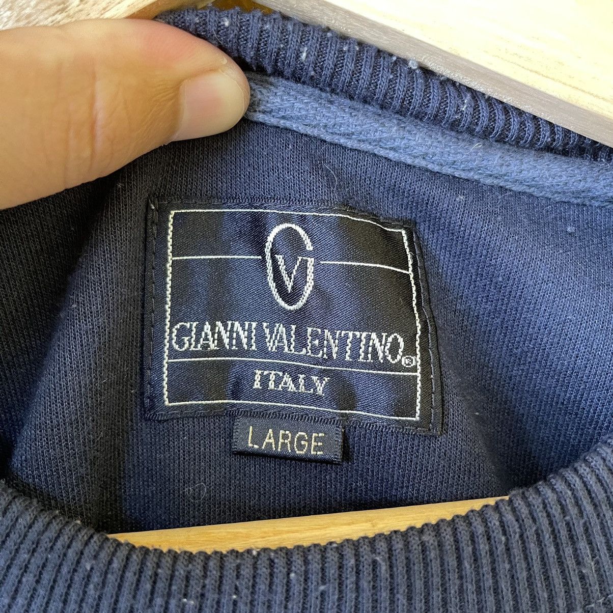 Designer Vintage Gianni Valentino Spellout Logo Sweatshirt Size M Size US M / EU 48-50 / 2 - 7 Thumbnail
