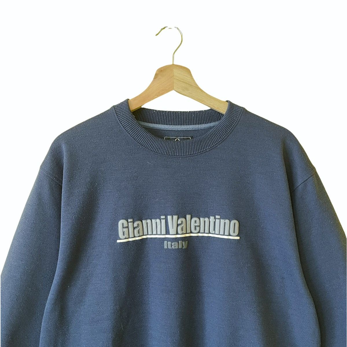 Designer Vintage Gianni Valentino Spellout Logo Sweatshirt Size M Size US M / EU 48-50 / 2 - 4 Thumbnail