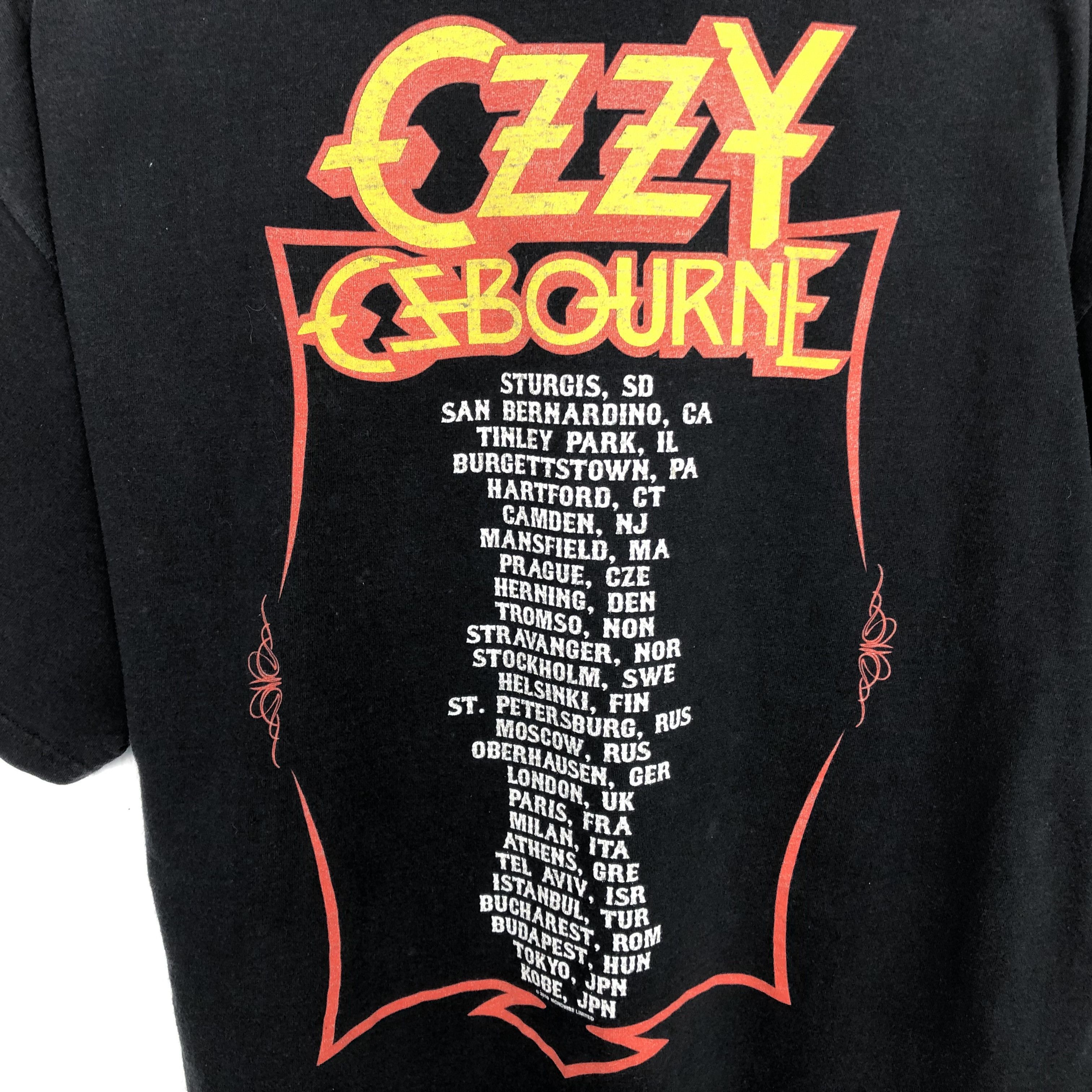 Ozzy Osbourne Vintage OZZY OSBOURNE Big Design Tshirt Size US XL / EU 56 / 4 - 4 Thumbnail