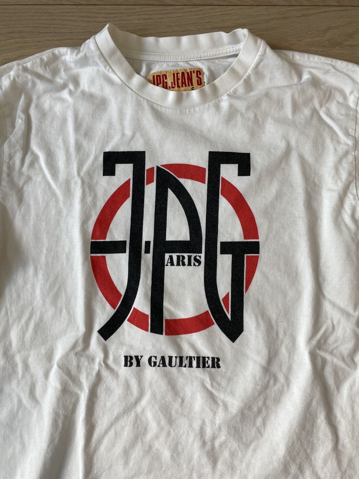 トップス vintage JEAN PAUL GAULTIER design tee Vintage Jean Paul Gaultier Crop Top T-Shirt 90s Designer