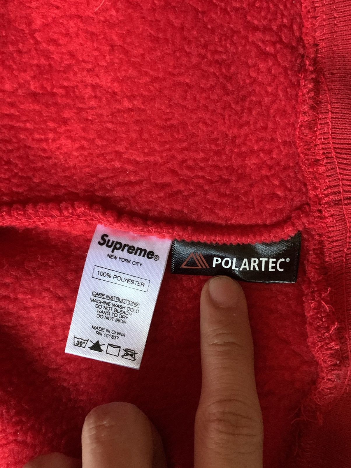 Supreme Supreme Polartec Deep Pile Deep Pile Crewneck Sweater Size US XL / EU 56 / 4 - 6 Thumbnail