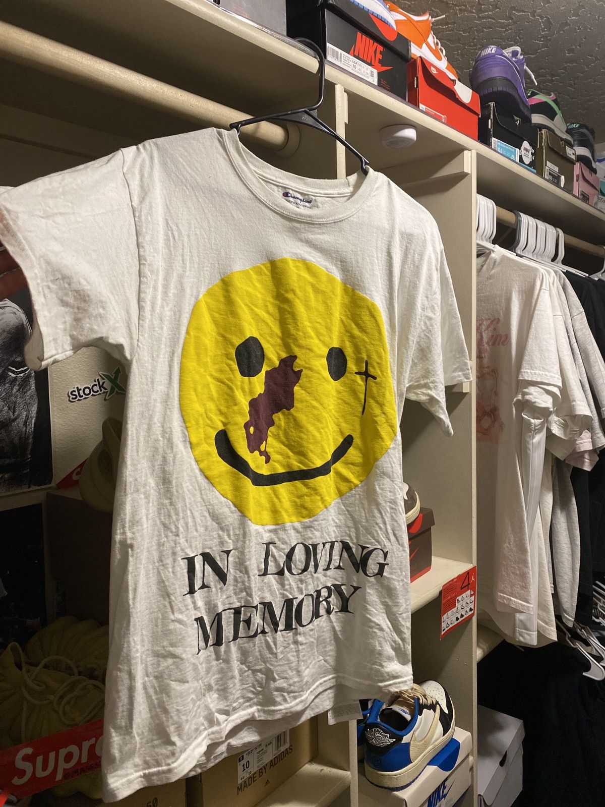 Champion Asap Yams Vlone/Champion Tee Grailed