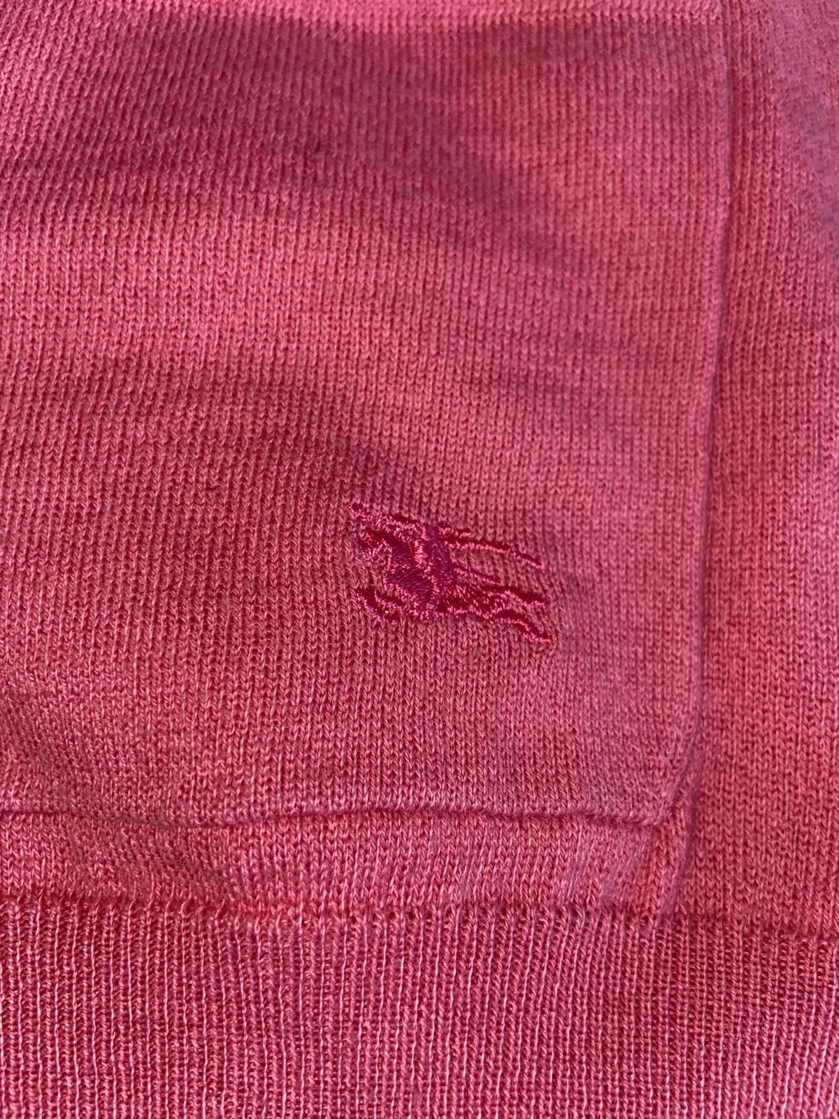 Burberry × Designer BURBERRY Cashmere Pink V-Neck Cardigan Size US S / EU 44-46 / 1 - 11 Thumbnail