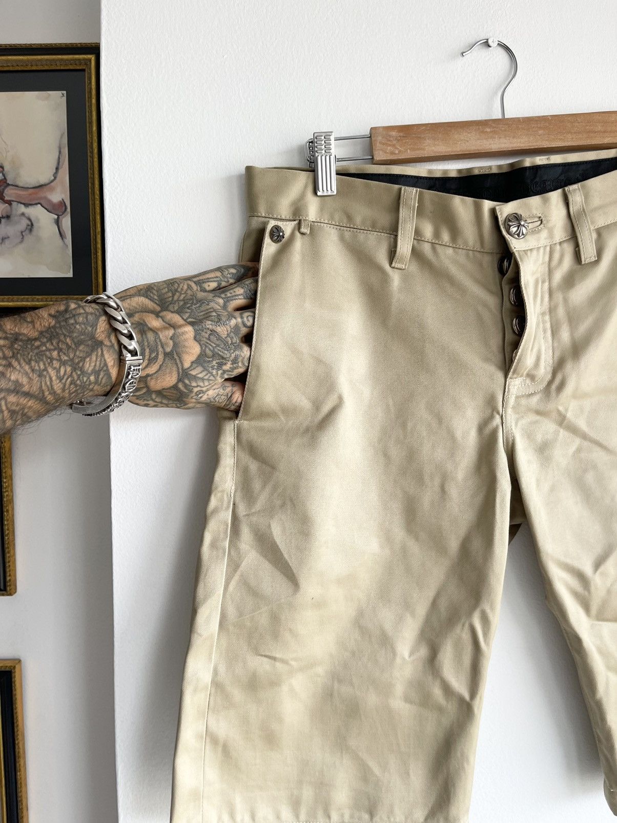 Chrome Hearts Chrome Hearts Chino Shorts Jeans Size US 32 / EU 48 - 5 Thumbnail