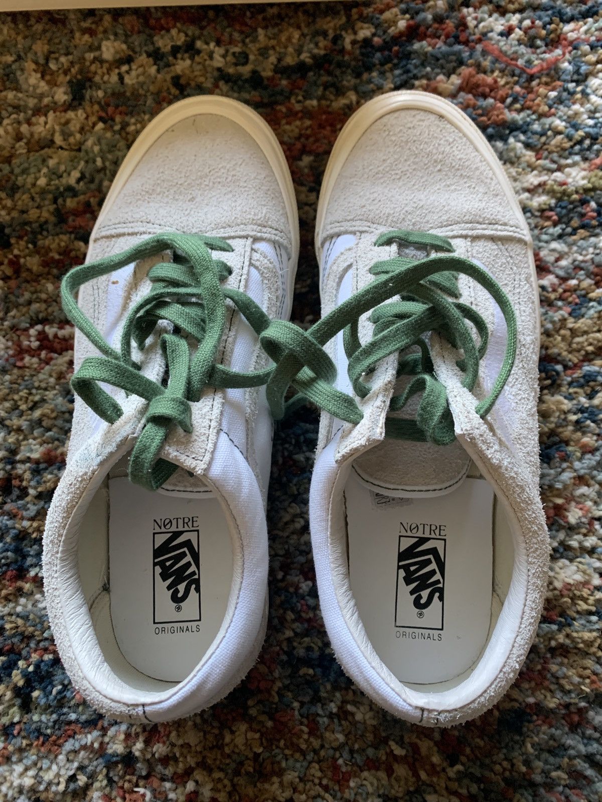Notre × Vans Notre “Marshmallow” white Vans Size US 8.5 / EU 41-42 - 2 Thumbnail