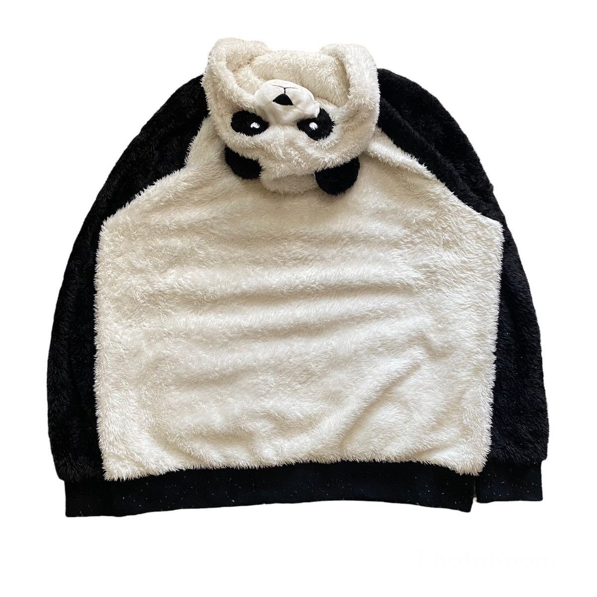 Japanese Brand DURANTE Fleece Hoodie Panda Size US XL / EU 56 / 4 - 2 Thumbnail