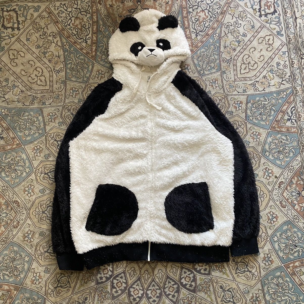 Japanese Brand DURANTE Fleece Hoodie Panda Size US XL / EU 56 / 4 - 7 Thumbnail