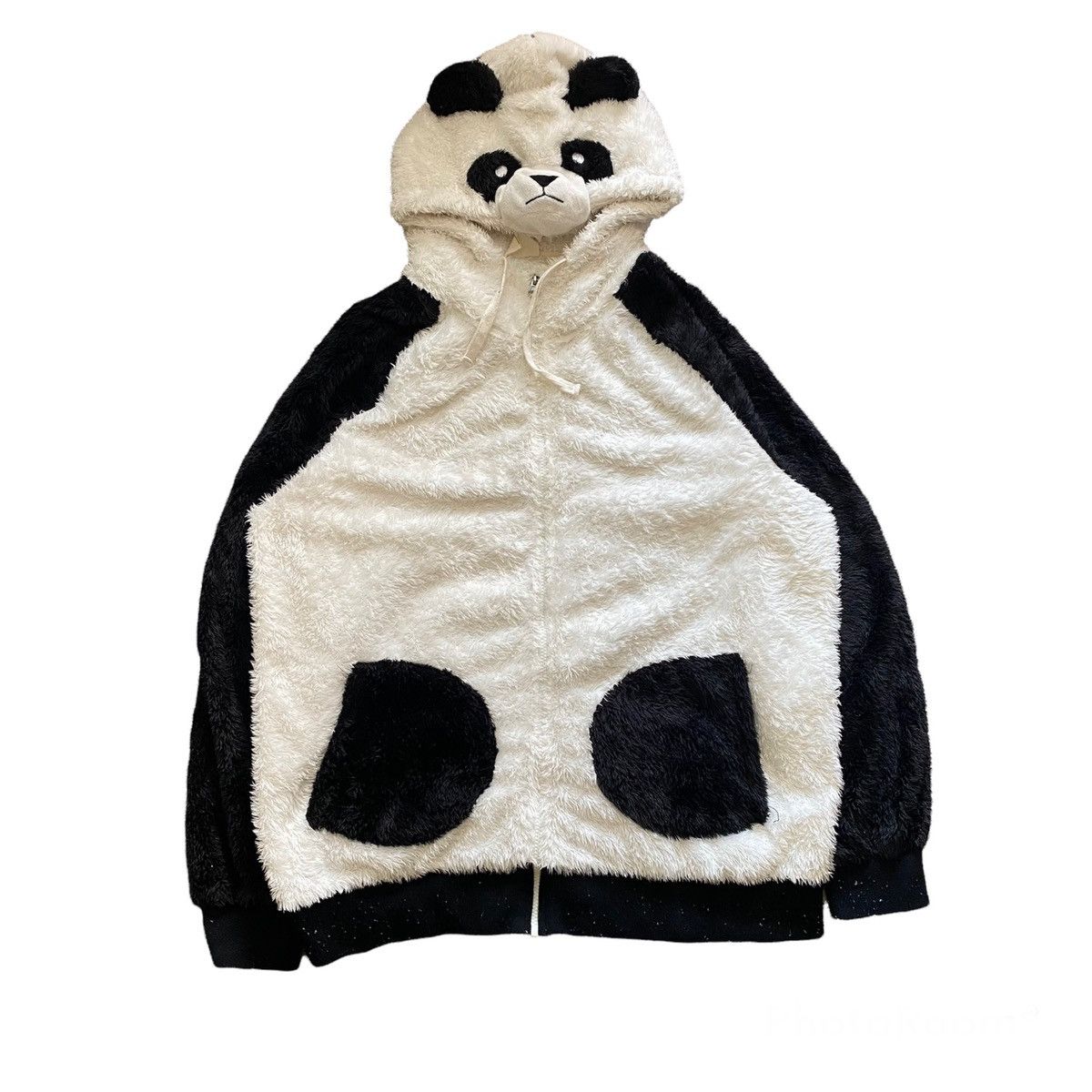 Japanese Brand DURANTE Fleece Hoodie Panda Size US XL / EU 56 / 4 - 1 Thumbnail