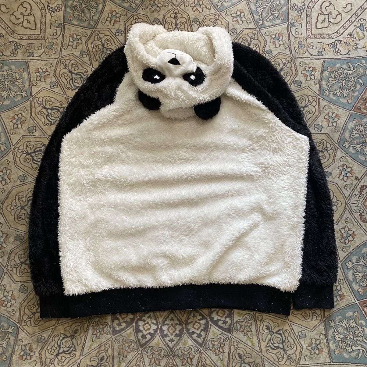 Japanese Brand DURANTE Fleece Hoodie Panda Size US XL / EU 56 / 4 - 8 Thumbnail