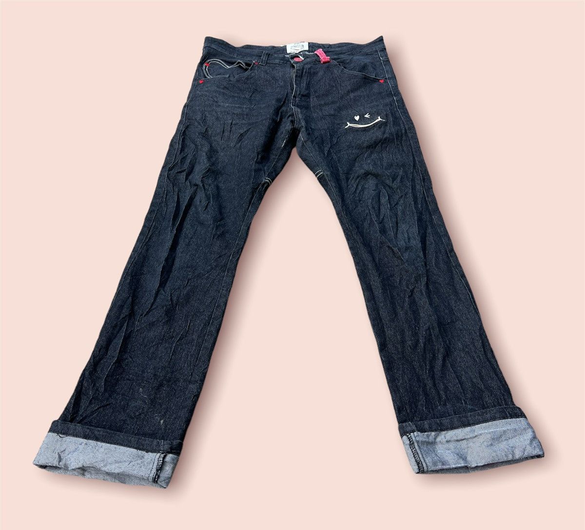 Japanese Brand UP SMILE BLACK STRETCH SKINNY JEANS Size US 32 / EU 48 - 11 Thumbnail