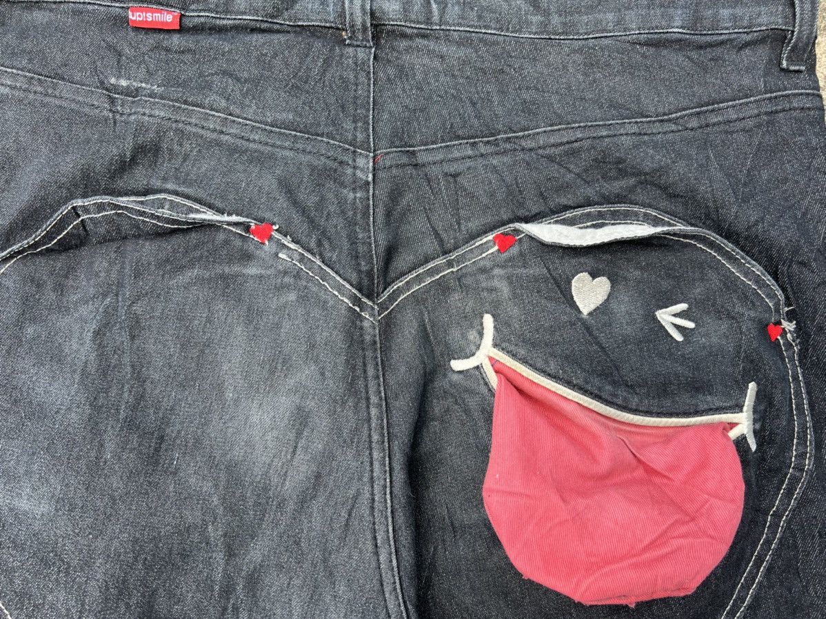 Japanese Brand UP SMILE BLACK STRETCH SKINNY JEANS Size US 32 / EU 48 - 21 Thumbnail