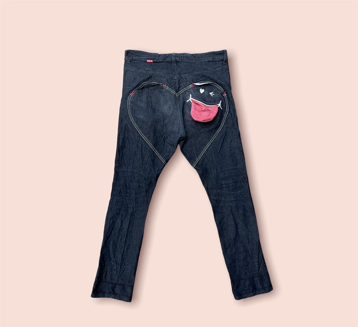 Japanese Brand UP SMILE BLACK STRETCH SKINNY JEANS Size US 32 / EU 48 - 6 Thumbnail