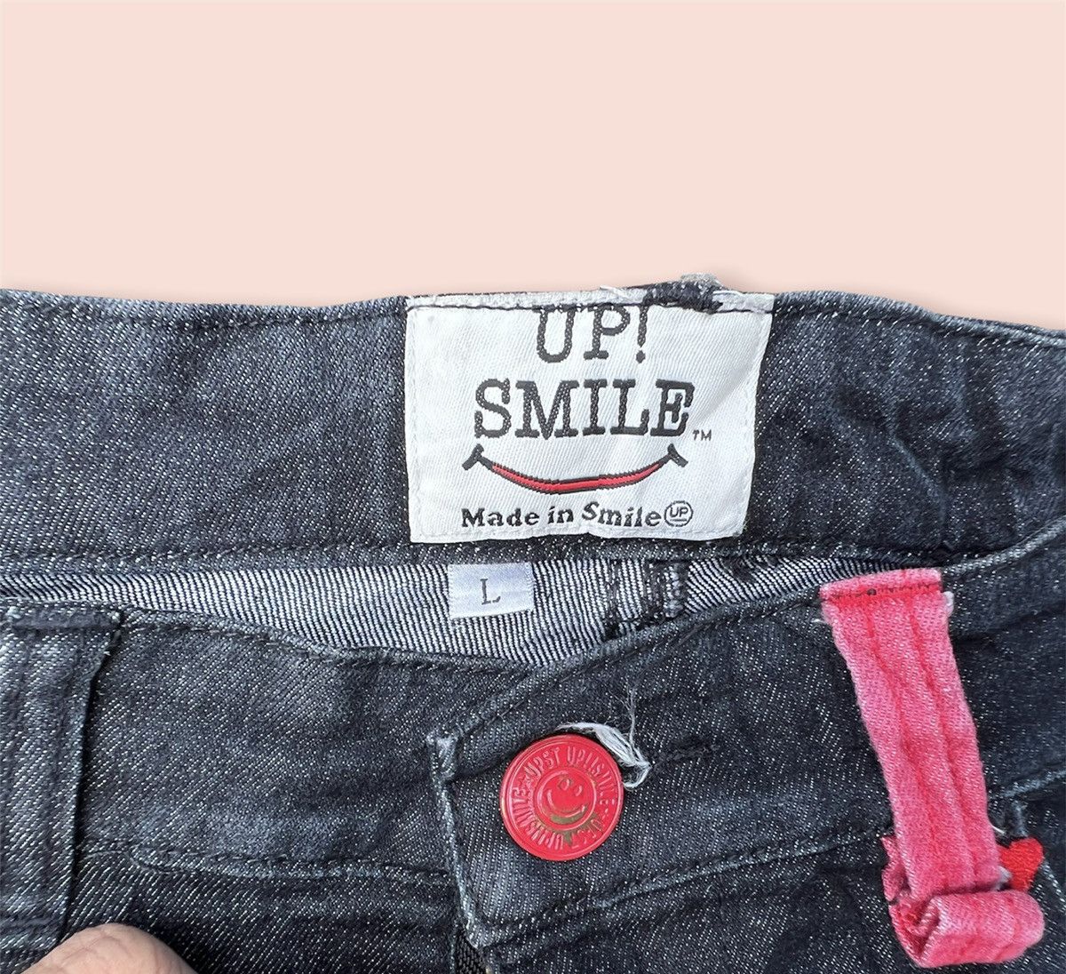 Japanese Brand UP SMILE BLACK STRETCH SKINNY JEANS Size US 32 / EU 48 - 9 Thumbnail
