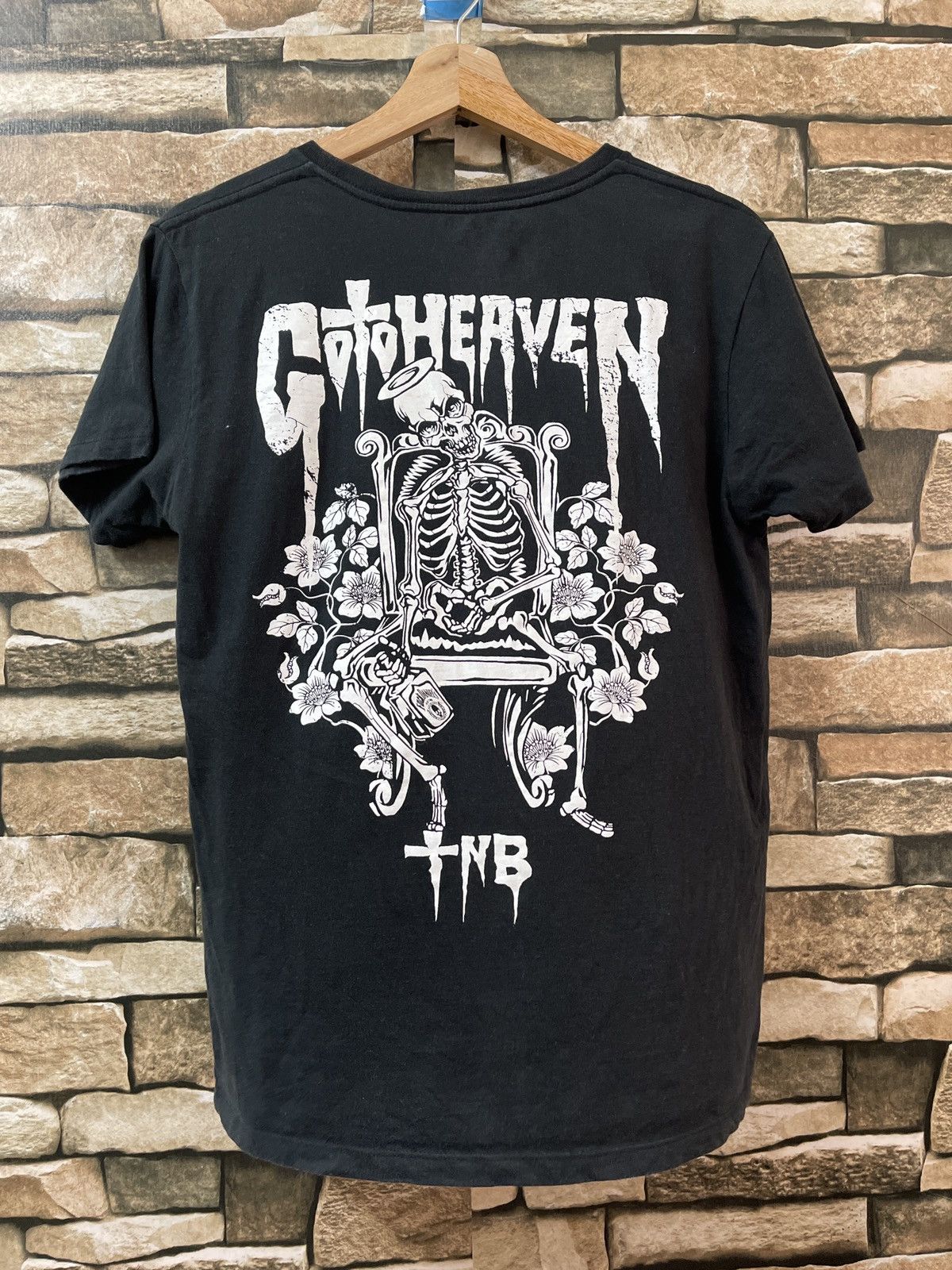 Vintage VINTAGE GO TO HEAVEN SKULL SPELLOUT VERY RARE Size US M / EU 48-50 / 2 - 1 Thumbnail
