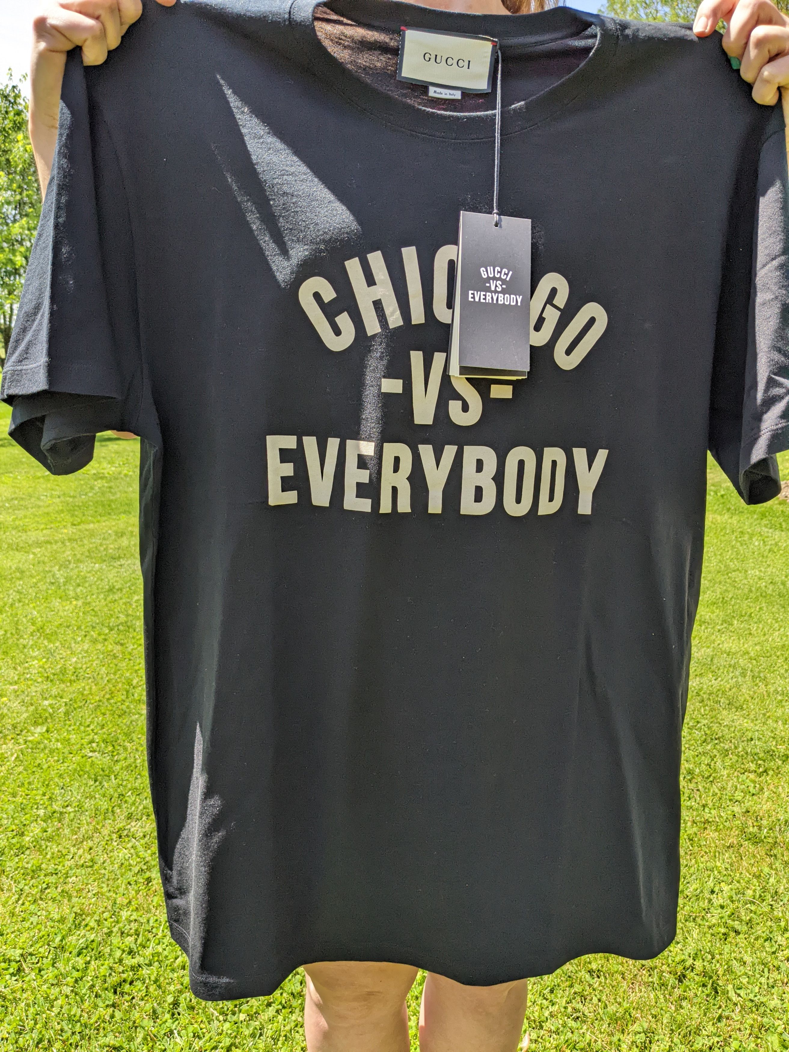 Gucci Chicago vs. Everybody T-Shirt Black