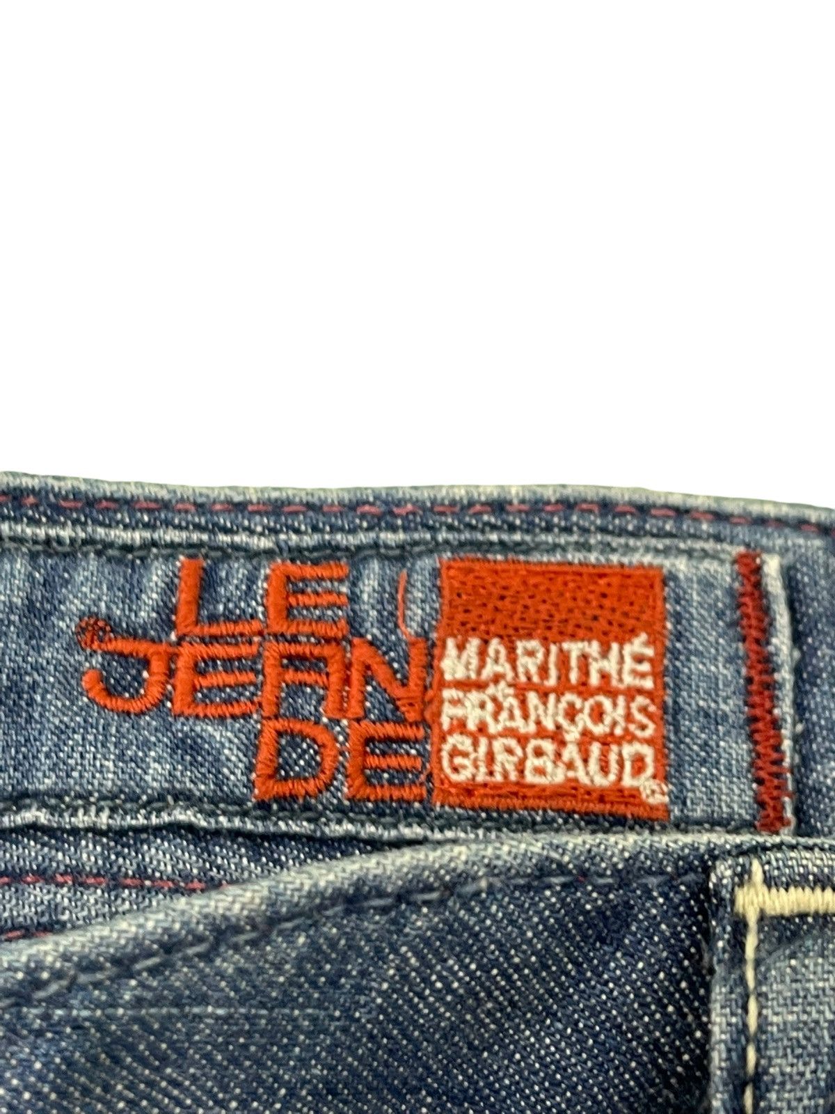 Japanese Brand Double Waist Cropped Thin Denim High Rise Regular 1🟦5 Size US 33 - 11 Thumbnail