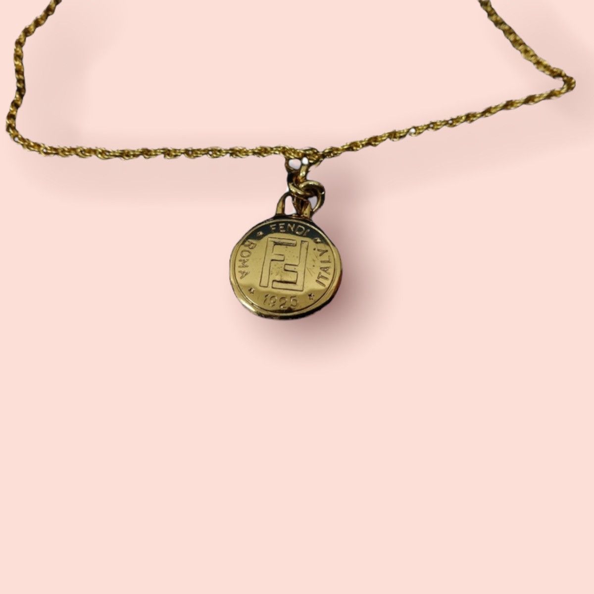 Designer × Vintage REPURPOSE CUSTOM NECKLACE FENDI PENDANT Size ONE SIZE - 6 Thumbnail