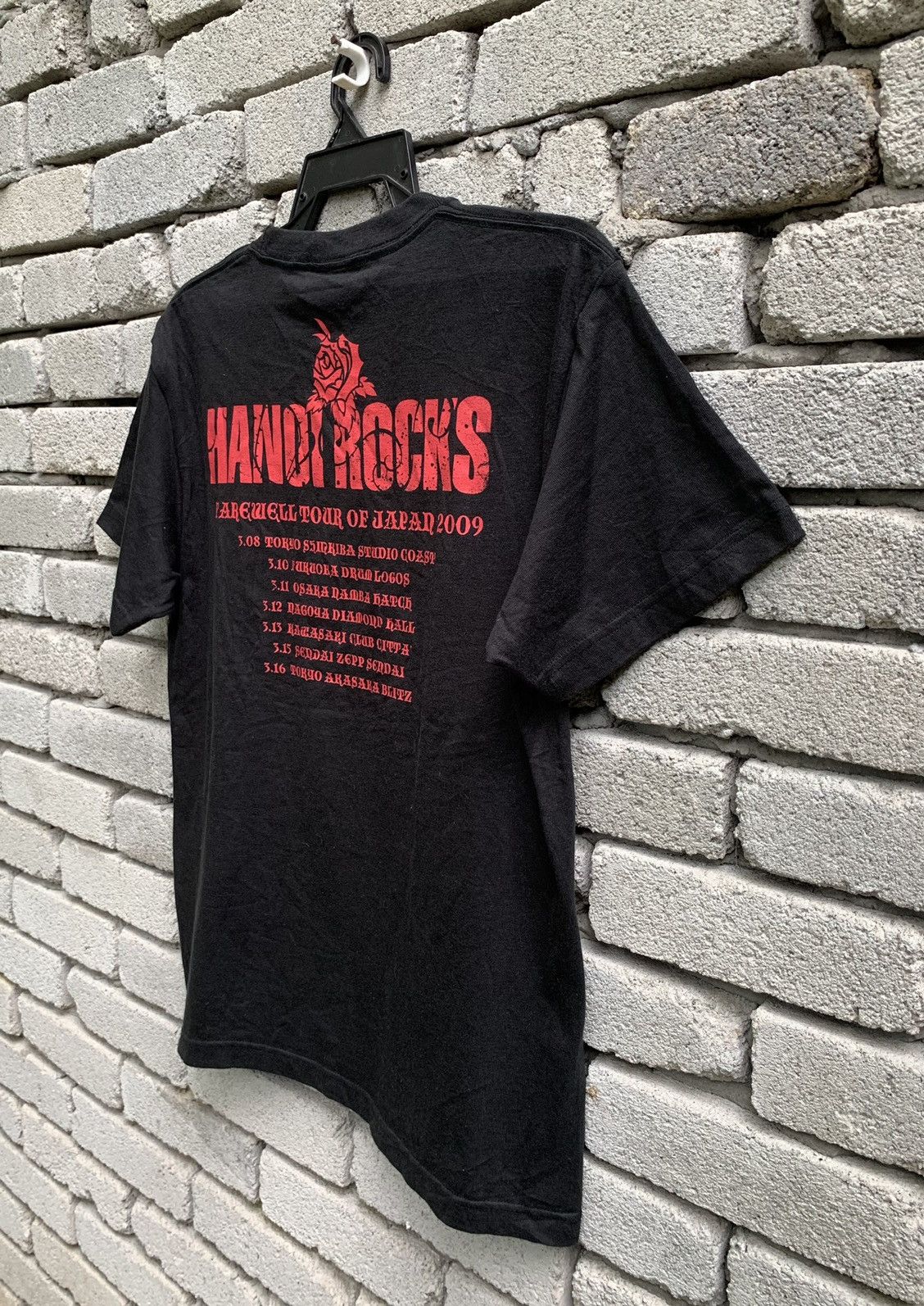 Band Tees Hanoi Rocks Farewell Tour Of Japan 2009 Size US M / EU 48-50 / 2 - 7 Thumbnail