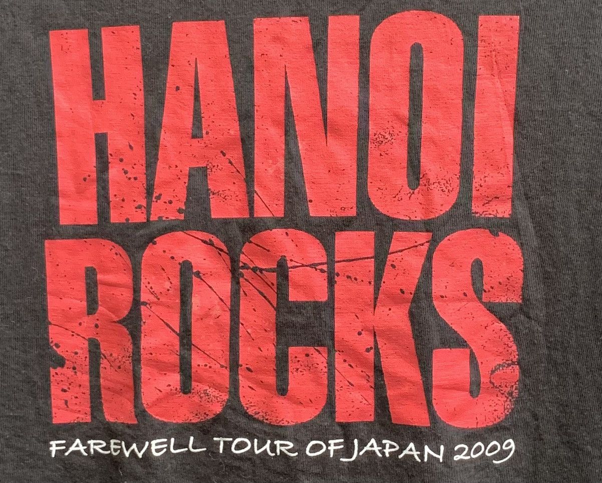 Band Tees Hanoi Rocks Farewell Tour Of Japan 2009 Size US M / EU 48-50 / 2 - 9 Thumbnail