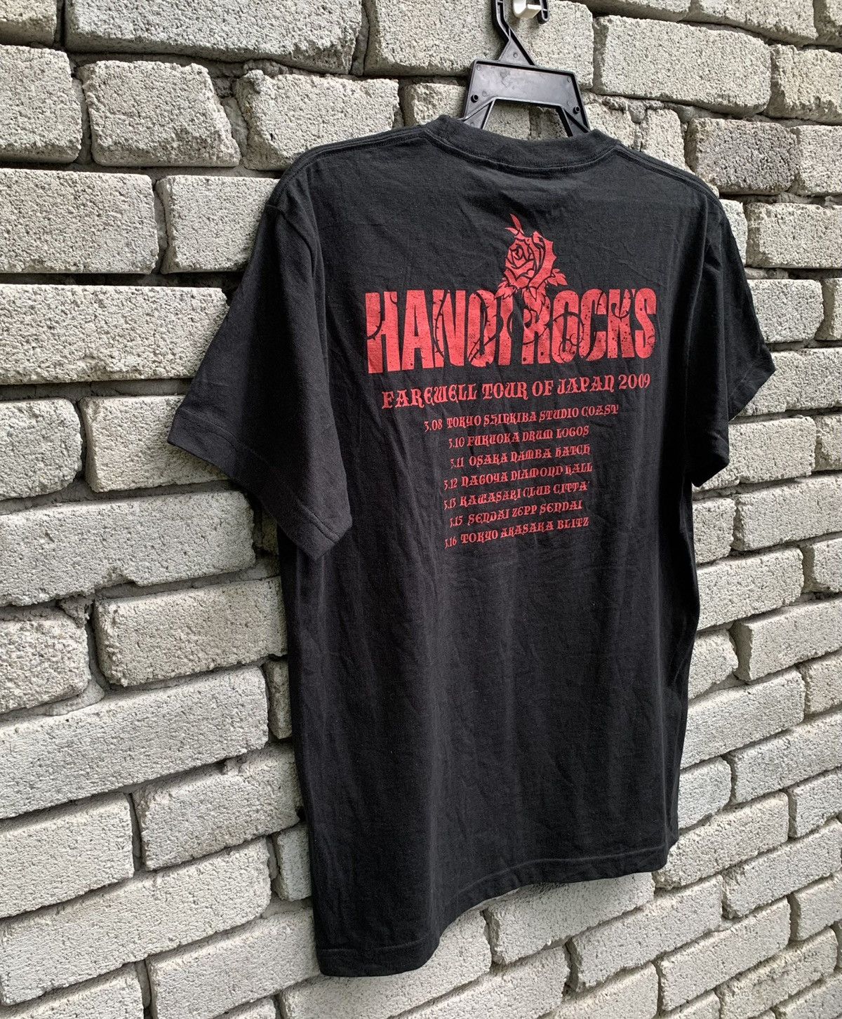 Band Tees Hanoi Rocks Farewell Tour Of Japan 2009 Size US M / EU 48-50 / 2 - 6 Thumbnail