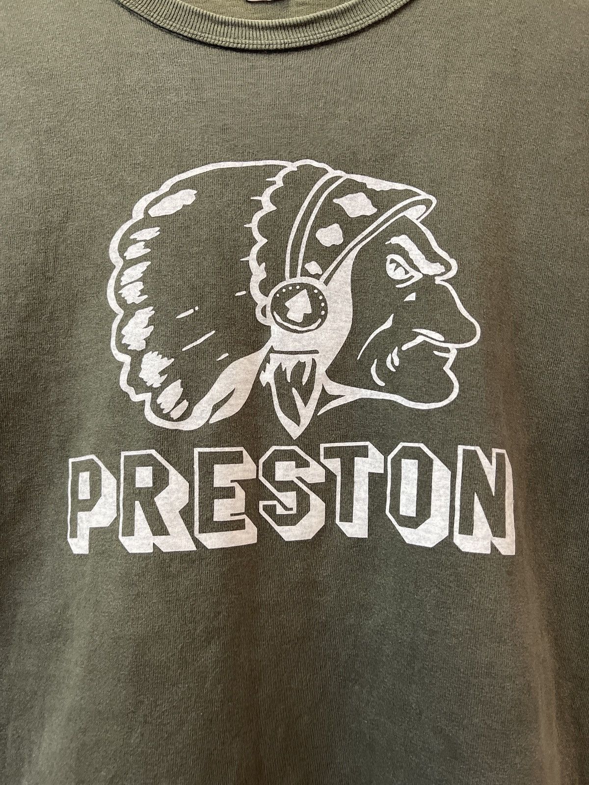 Heron Preston VINTAGE SINGLE STITCH PRESTON SPELLOUT VERY RARE Size US M / EU 48-50 / 2 - 2 Thumbnail