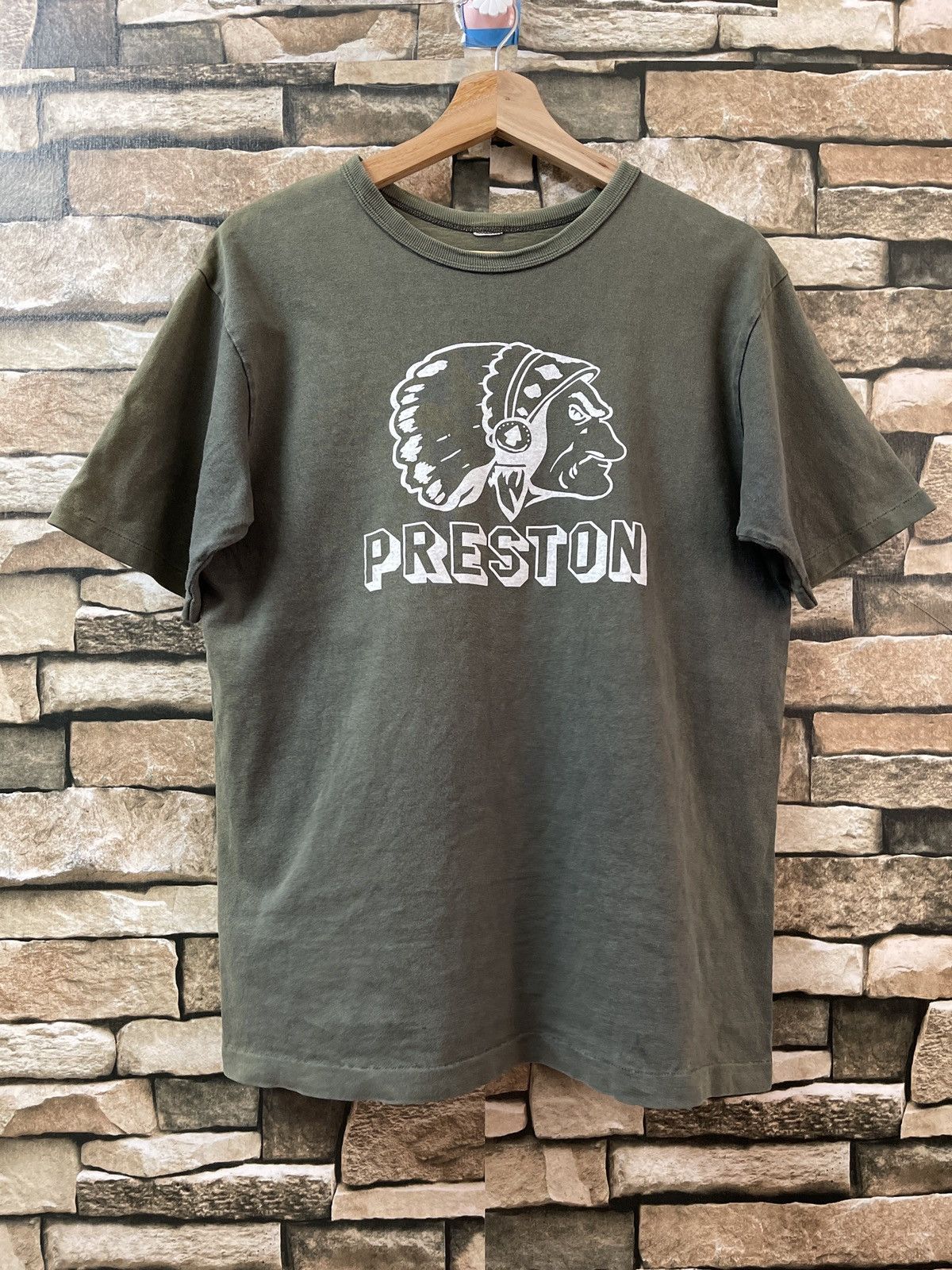 Heron Preston VINTAGE SINGLE STITCH PRESTON SPELLOUT VERY RARE Size US M / EU 48-50 / 2 - 1 Thumbnail
