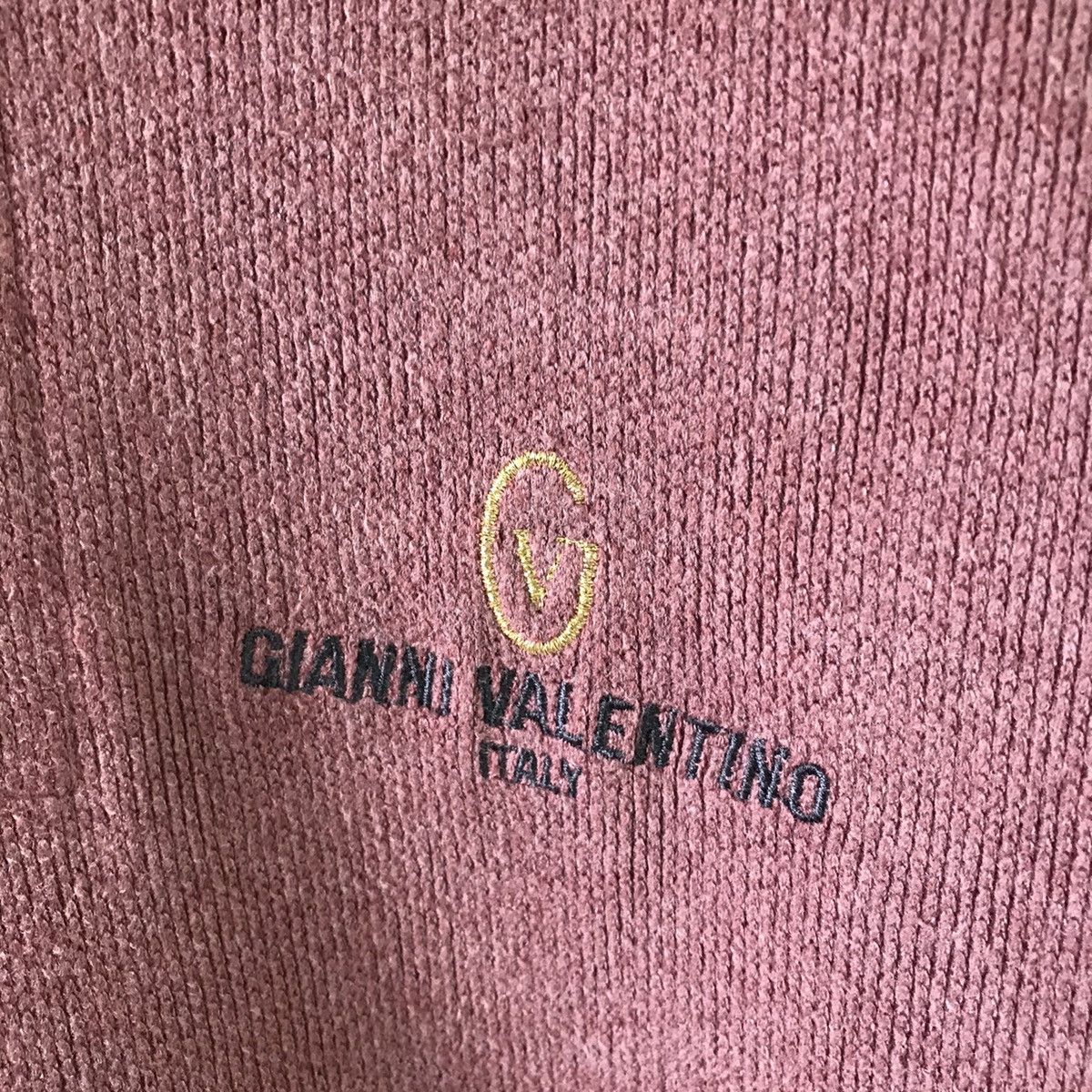 Designer × Vintage Vintage 90’s Gianni Valentino Halfzip Sweatshirt Size L Size US L / EU 52-54 / 3 - 5 Thumbnail