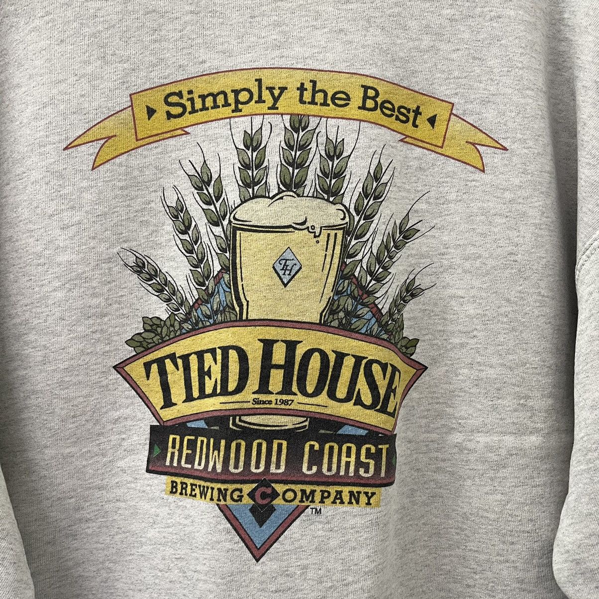 Vintage 90’s Tied House Redwood Coast Crewneck Sweatshirt Size XL Size US XL / EU 56 / 4 - 4 Thumbnail