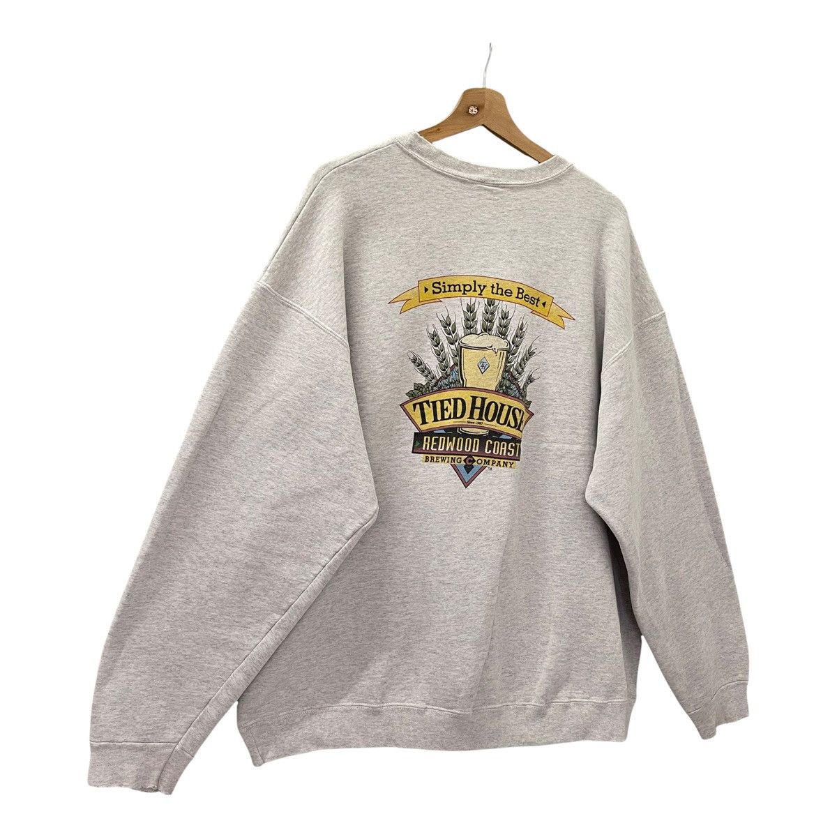 Vintage 90’s Tied House Redwood Coast Crewneck Sweatshirt Size XL Size US XL / EU 56 / 4 - 2 Thumbnail