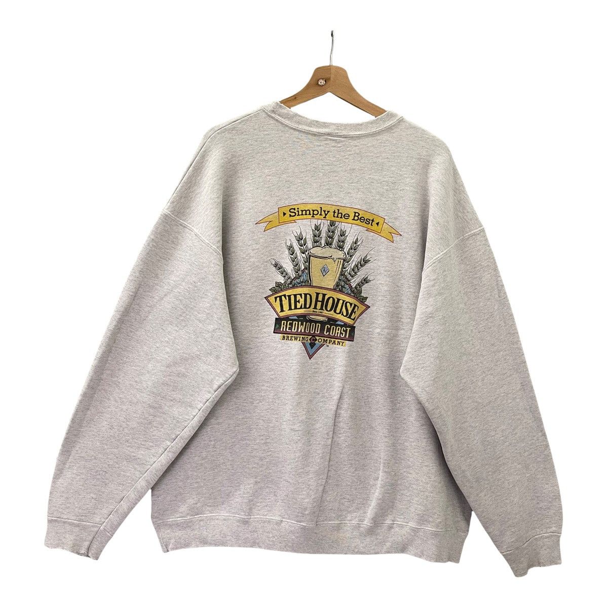 Vintage 90’s Tied House Redwood Coast Crewneck Sweatshirt Size XL Size US XL / EU 56 / 4 - 1 Thumbnail