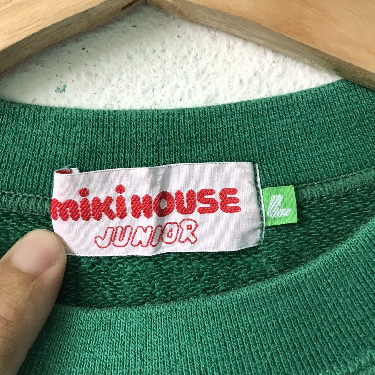 Cartoon Network Miki House Junior Embroidered Crewneck Sweatshirt Size S Size US S / EU 44-46 / 1 - 7 Thumbnail