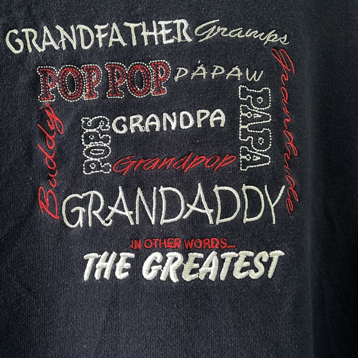 Vintage Vintage 90’s GRANDFATHER Pop Pop Crewneck Sweatshirt Size XL Size US XL / EU 56 / 4 - 5 Thumbnail