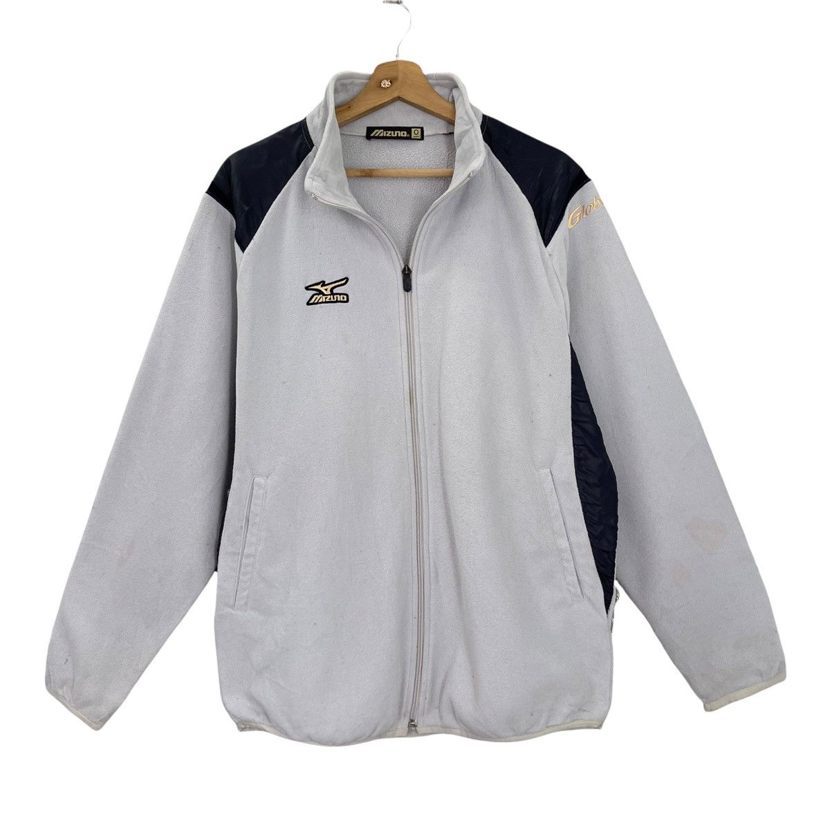 Japanese Brand Vintage 90s Mizuno Zipper Fleece Size L Size US L / EU 52-54 / 3 - 3 Thumbnail