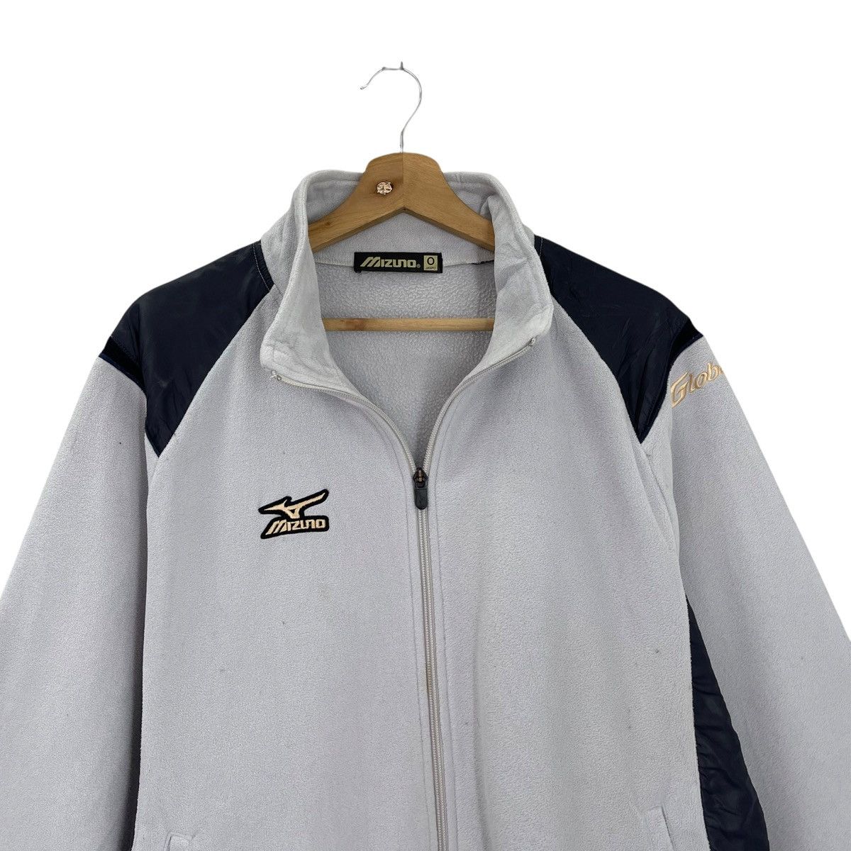 Japanese Brand Vintage 90s Mizuno Zipper Fleece Size L Size US L / EU 52-54 / 3 - 4 Thumbnail