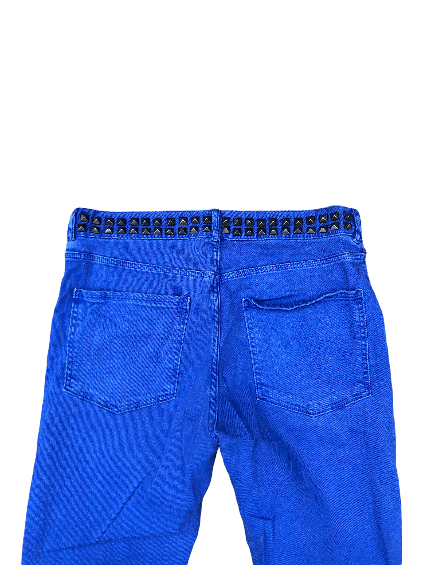 Vintage RARE Matthew Williamson X H&M Studded Jeans Size 34 Blue Size US 34 / EU 50 - 2 Preview