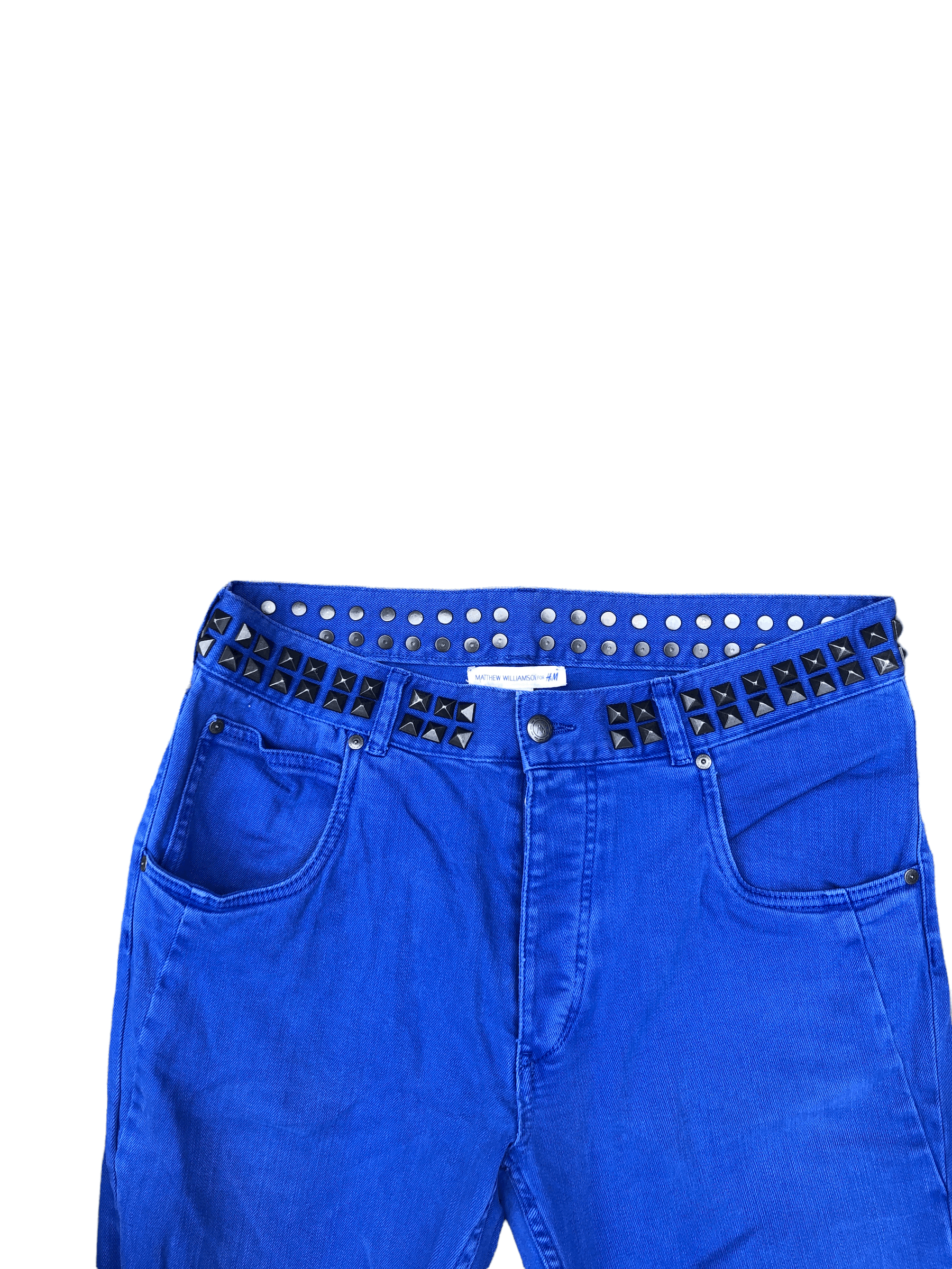 Vintage RARE Matthew Williamson X H&M Studded Jeans Size 34 Blue Size US 34 / EU 50 - 10 Preview