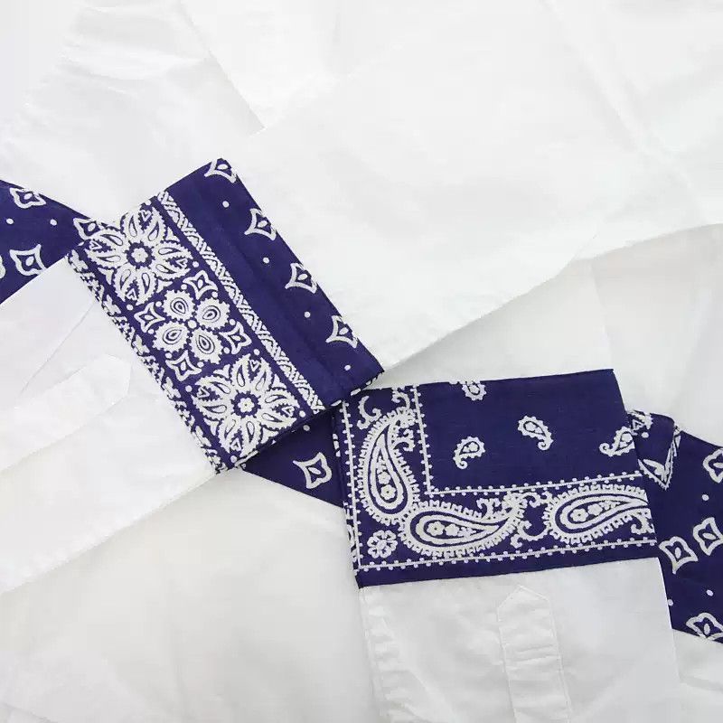 VISVIM KERCHIEF BORDER TUNIC S