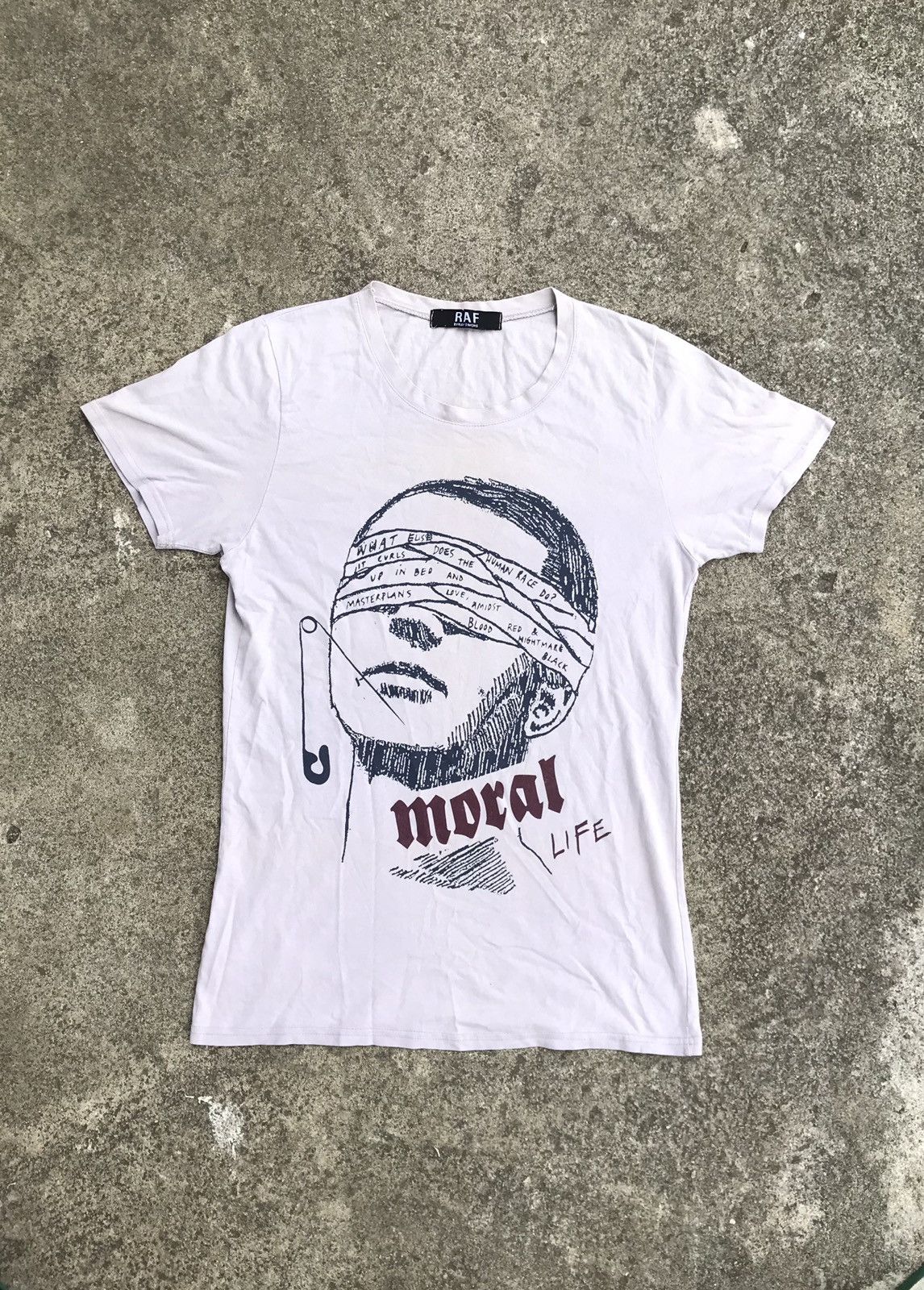 Raf by Raf Simons × Vintage Vintage Moral Live Shirt Size US M / EU 48-50 / 2 - 1 Thumbnail