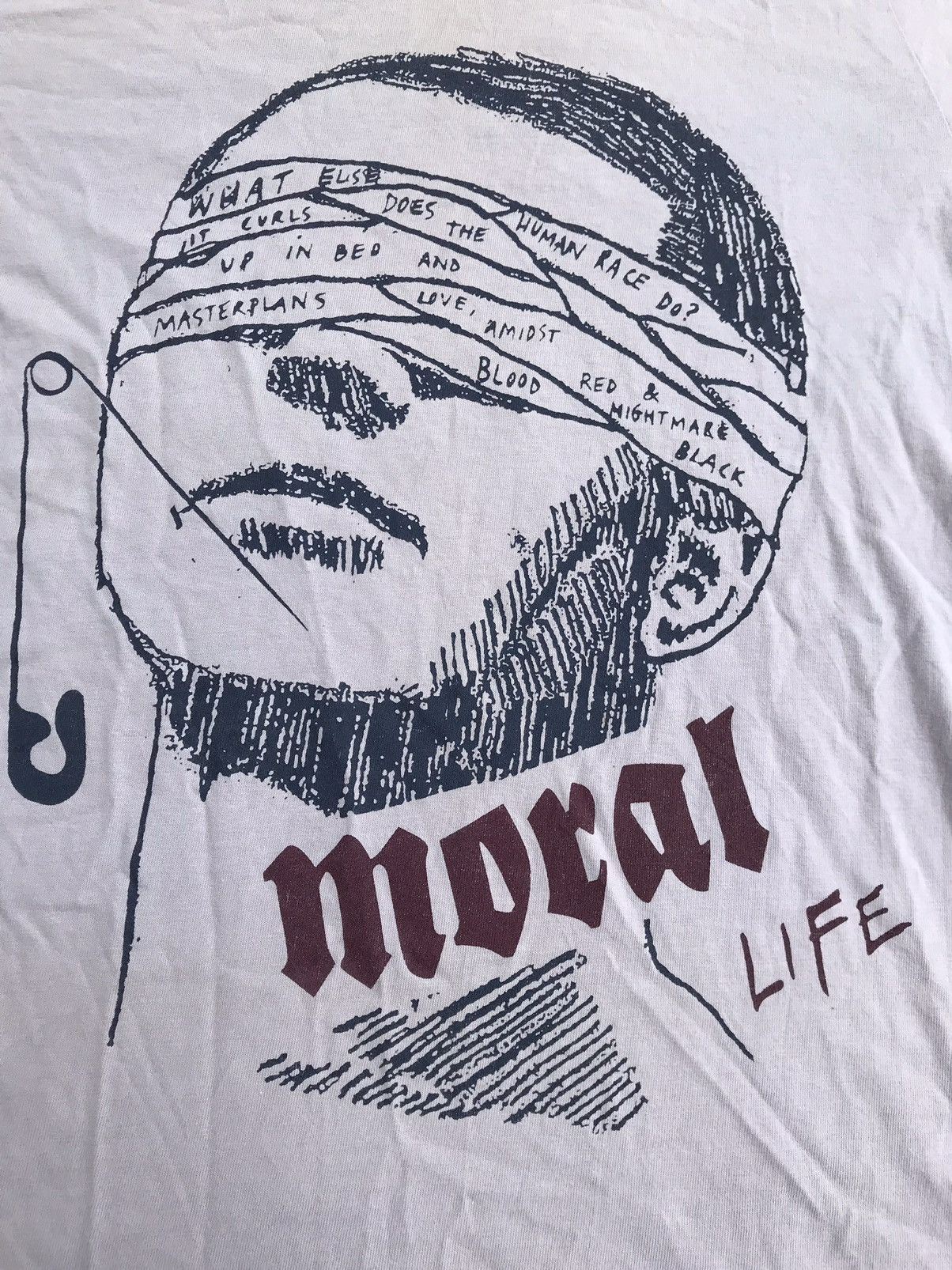 Raf by Raf Simons × Vintage Vintage Moral Live Shirt Size US M / EU 48-50 / 2 - 2 Thumbnail