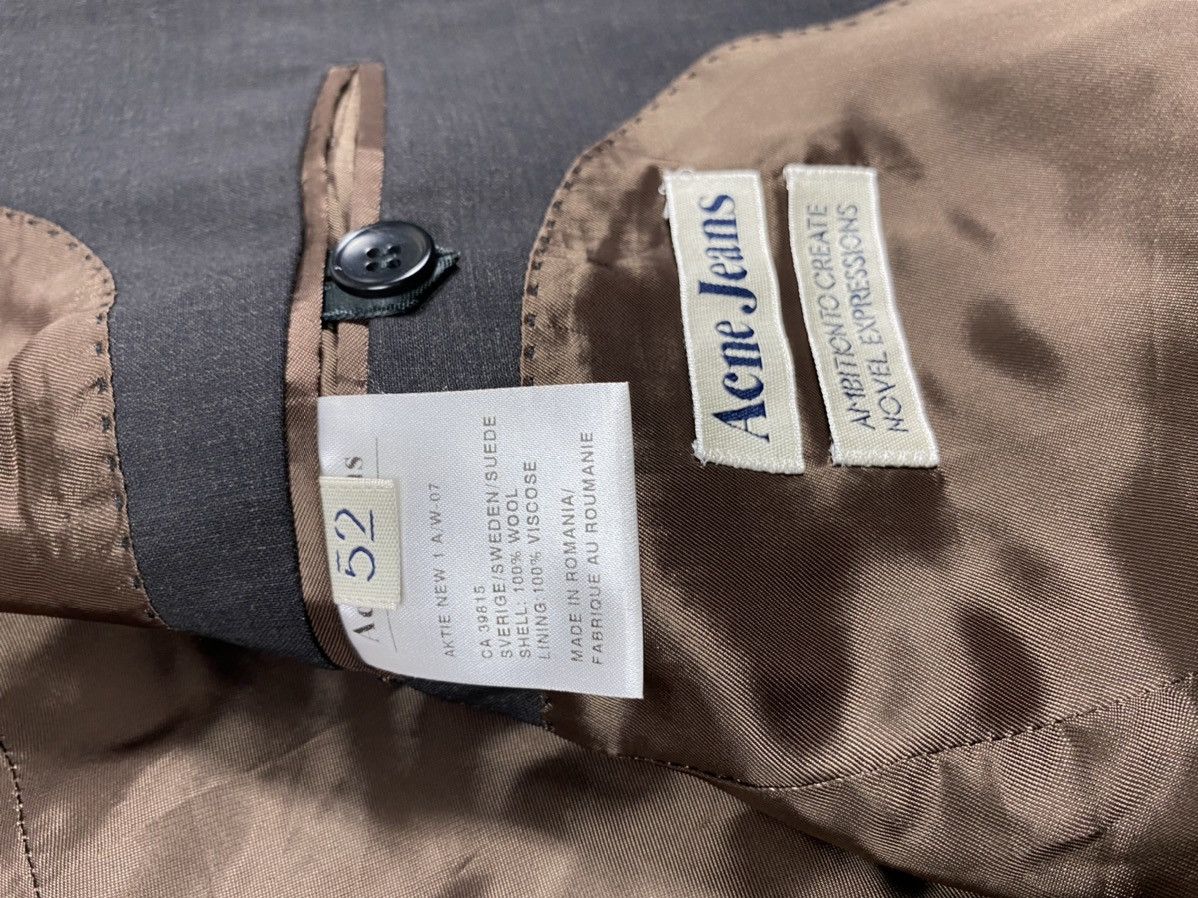 Acne Studios Acne JEANS wool blazer Atkie New a/w 07 Size 52R - 4 Thumbnail