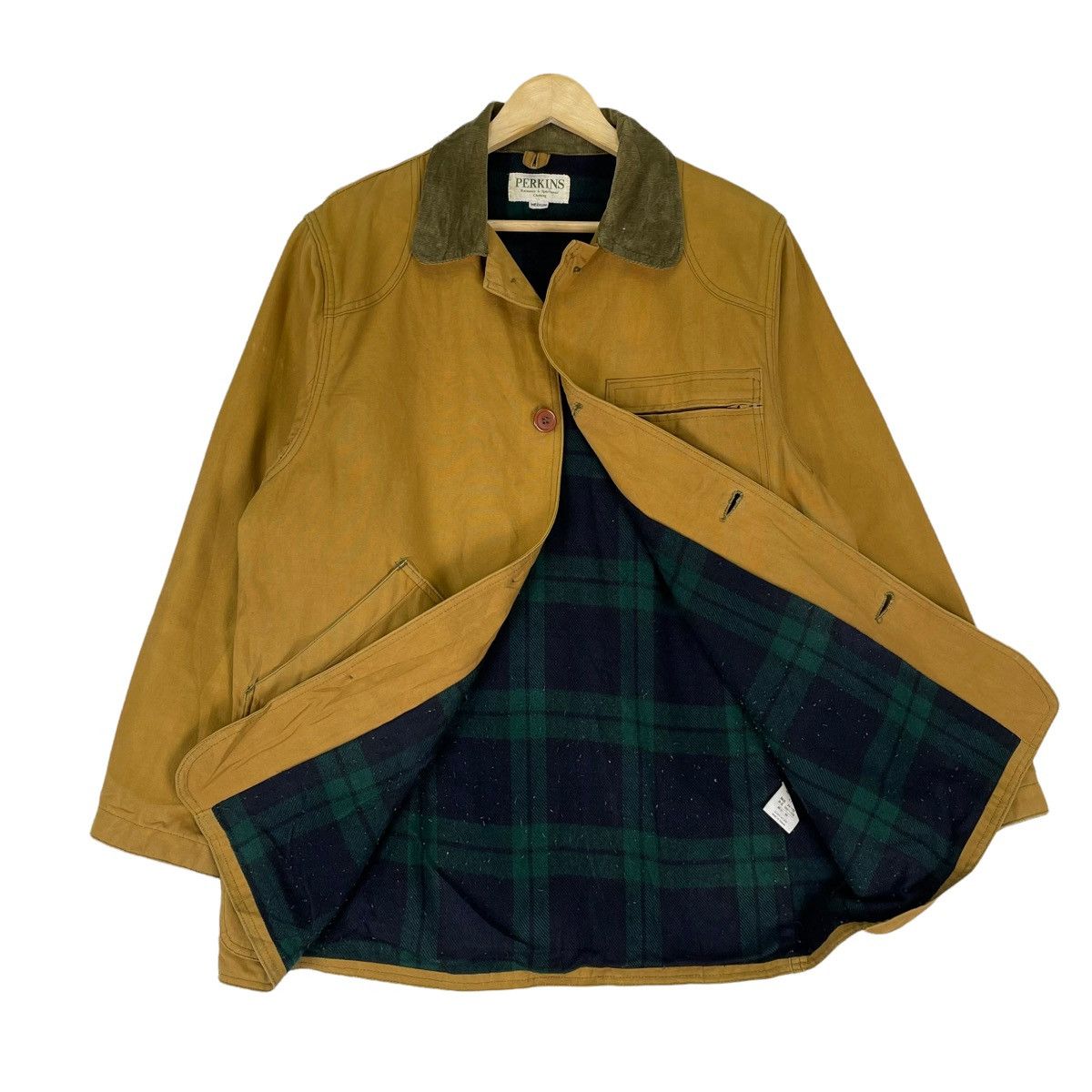 Vintage ❄️90s PERKINS HUNTING CHORE BUTTON JACKET Size US M / EU 48-50 / 2 - 6 Thumbnail