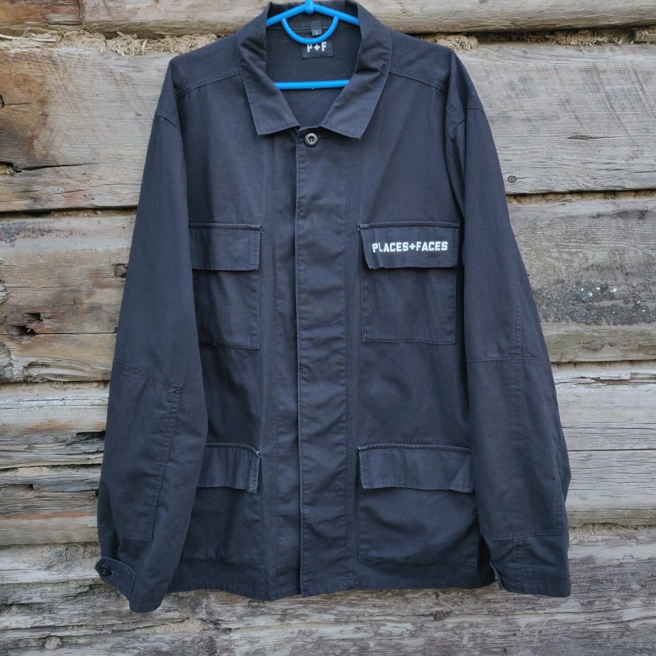 Places + Faces RARE 2017 Places + Faces Hollywood Trucker Jacket Work Shirt Size US L / EU 52-54 / 3 - 2 Thumbnail