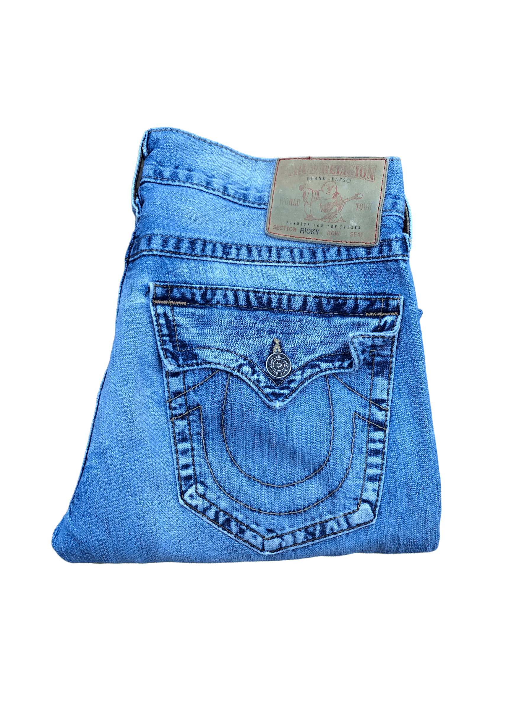 Vintage True Religion Jeans Size 34 RICKY Blue
