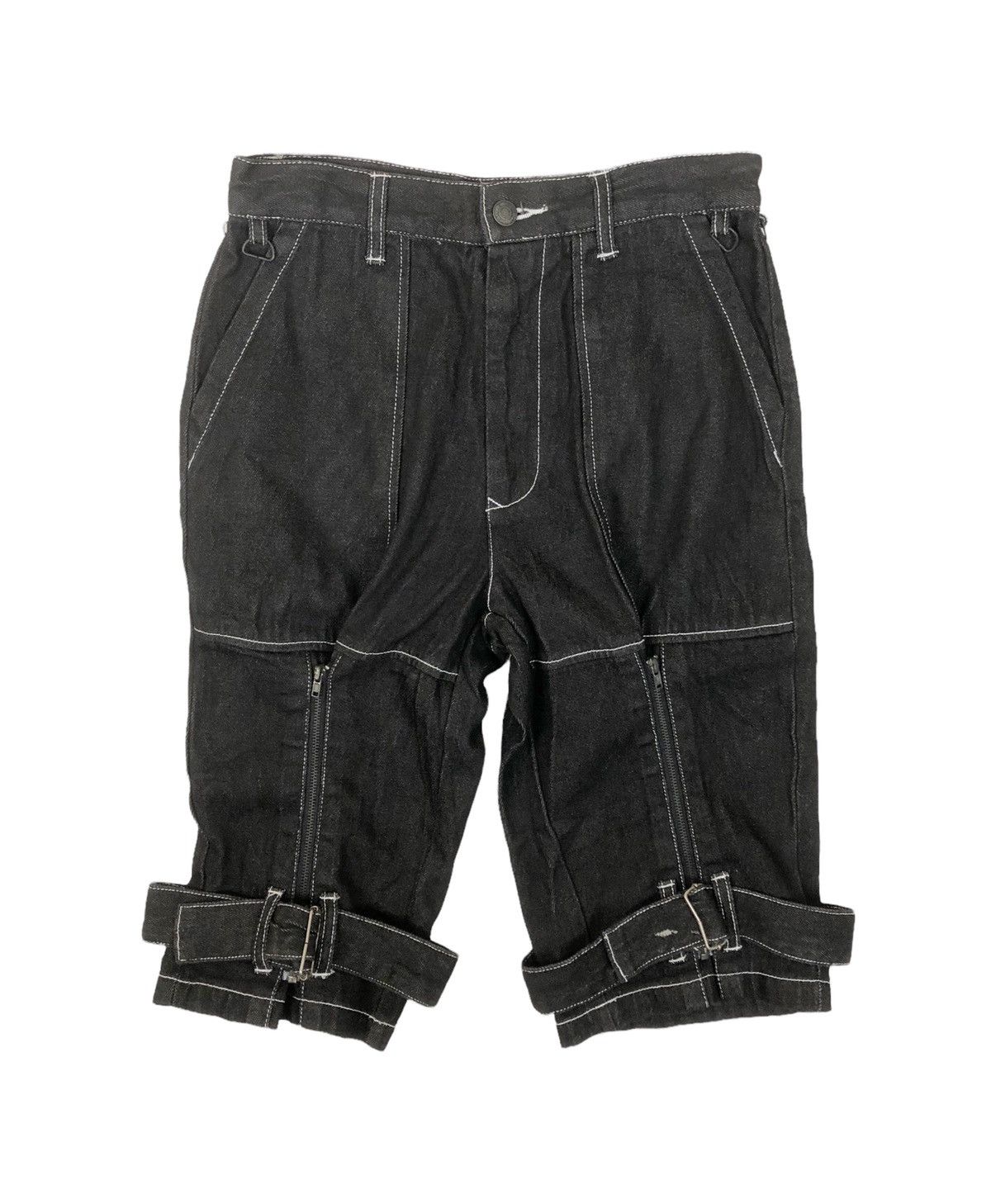 Japanese Brand × Other Japanese Unbranded Bondages Shorts Pants Size US 27 - 1 Thumbnail
