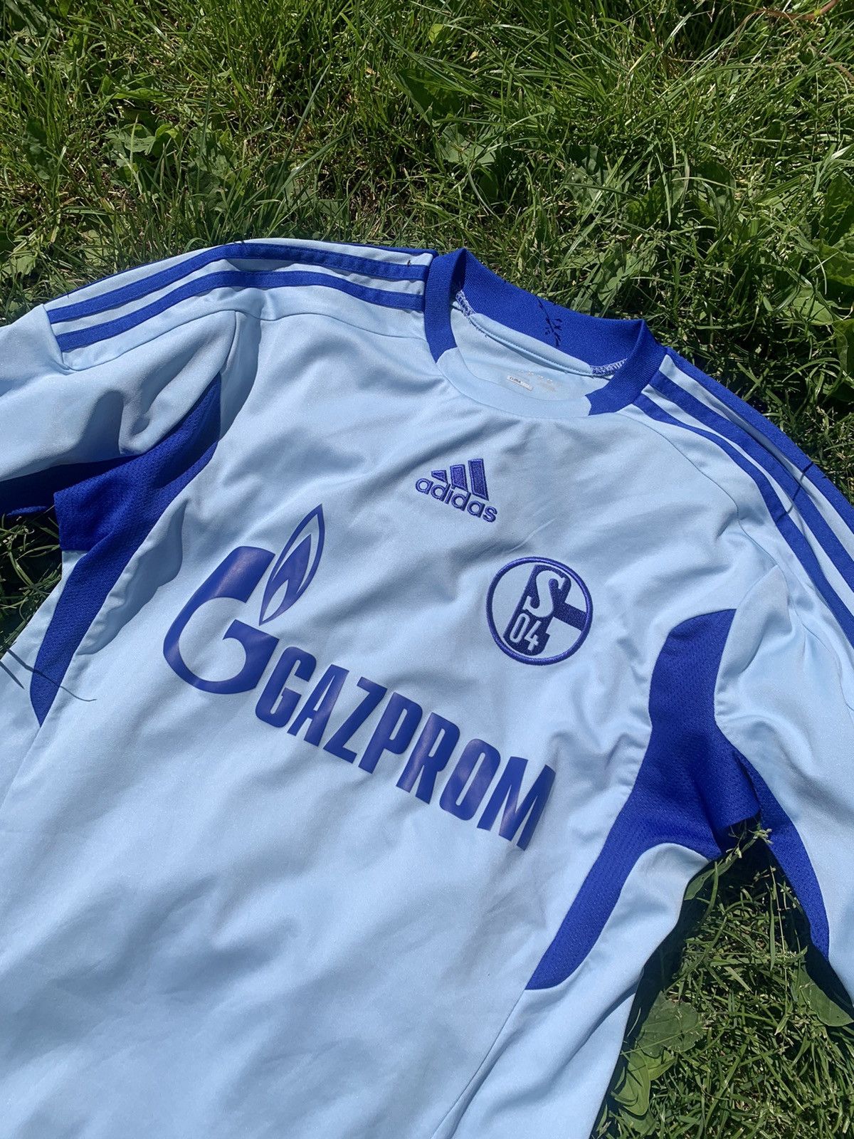 Adidas Adidas Schalke 2011 longsleeve blue jersey Shalke Size US S / EU 44-46 / 1 - 6 Thumbnail