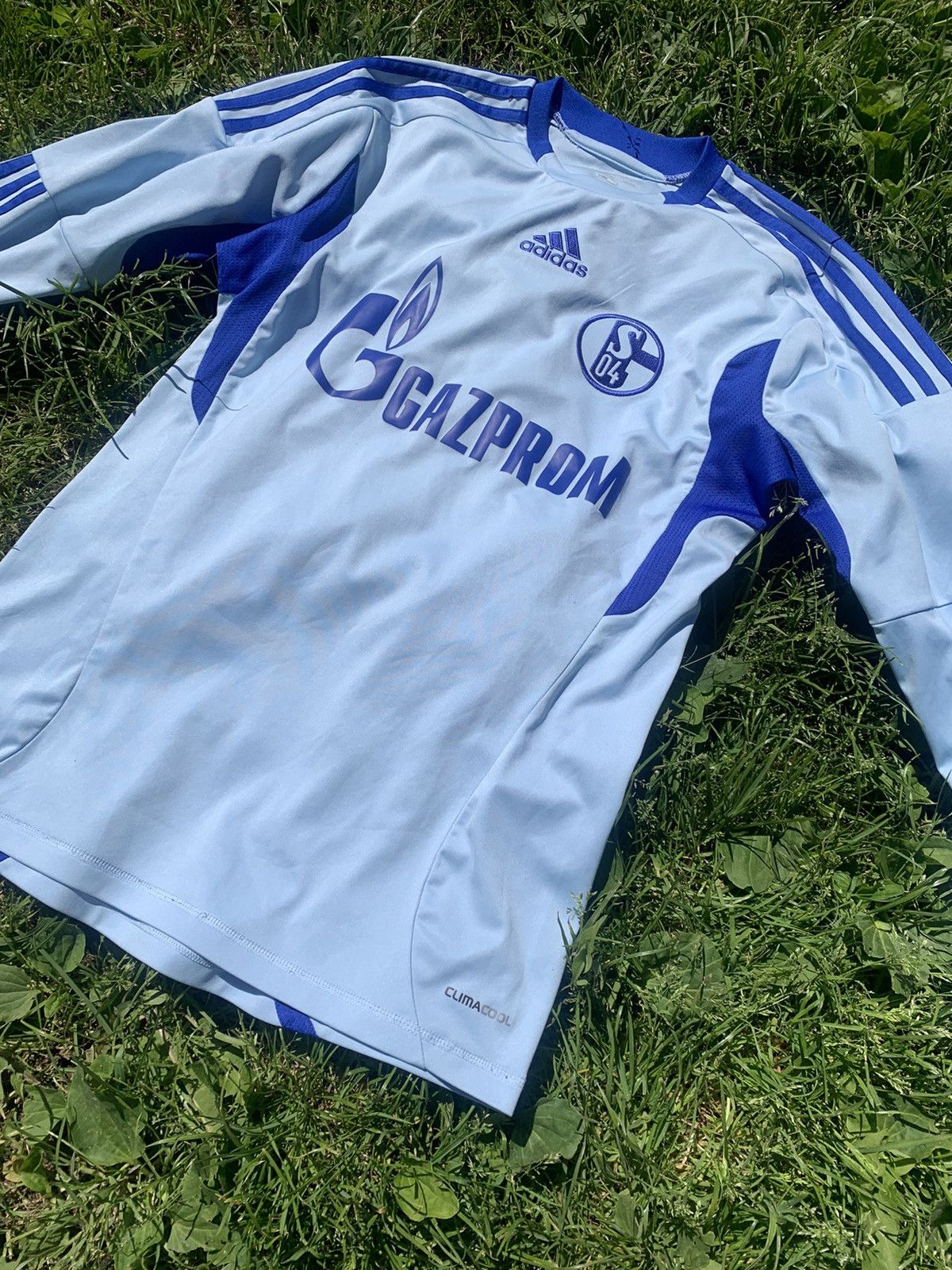 Adidas Adidas Schalke 2011 longsleeve blue jersey Shalke Size US S / EU 44-46 / 1 - 5 Thumbnail