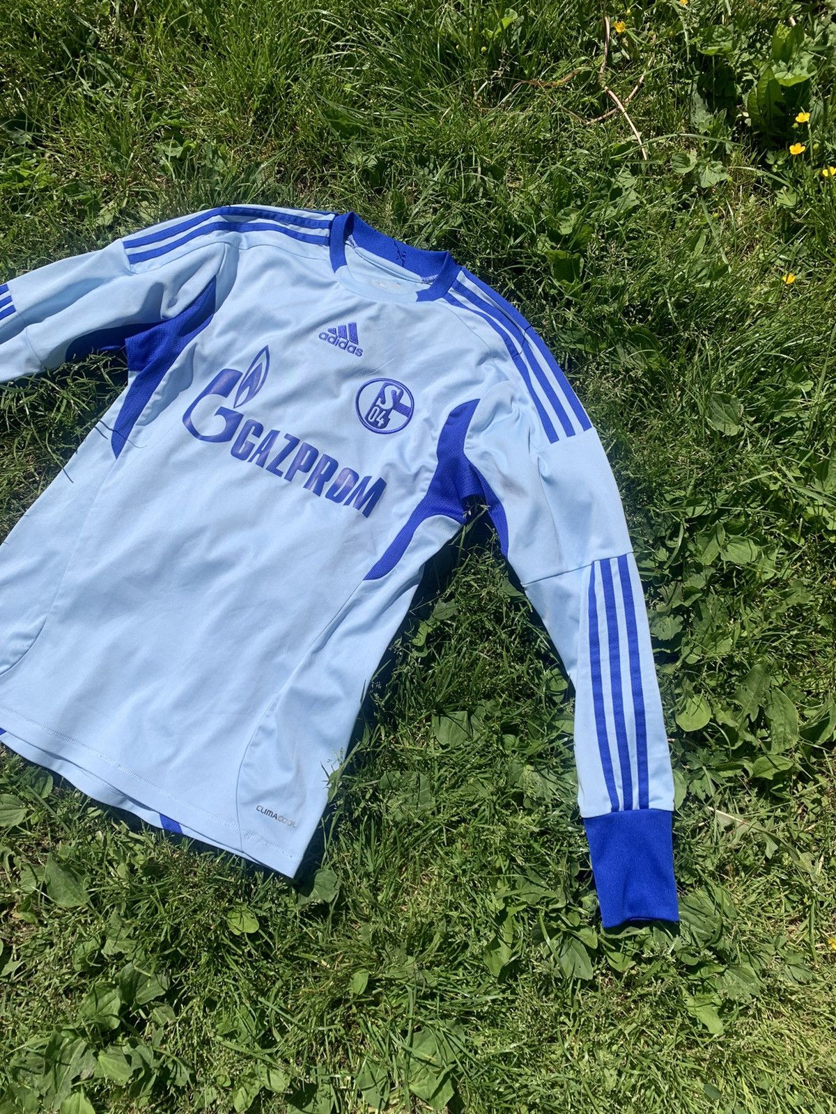 Adidas Adidas Schalke 2011 longsleeve blue jersey Shalke Size US S / EU 44-46 / 1 - 2 Thumbnail